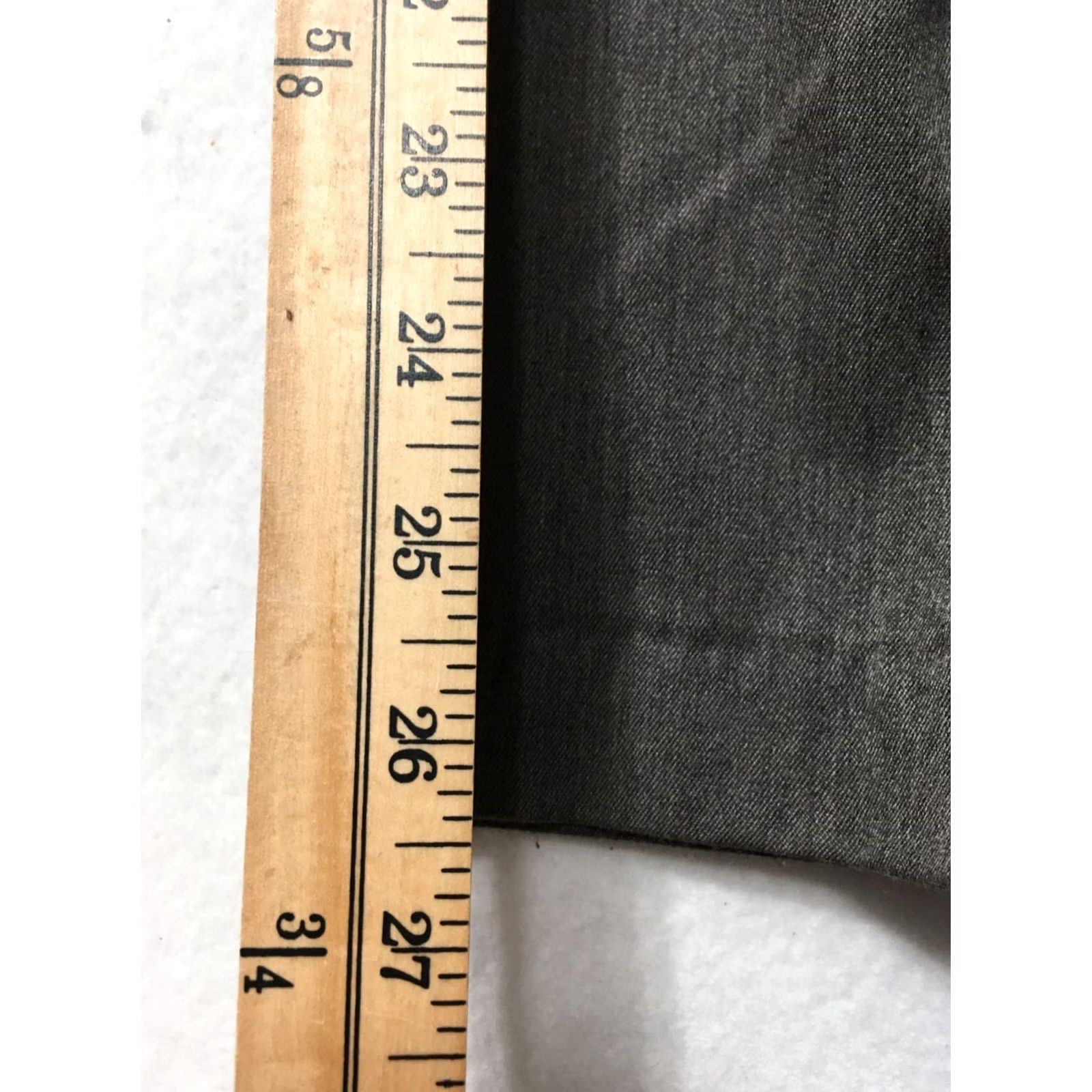 Vintage Louis Raphael Dress Pants Men 34x27 Charcoal poly/rayon Like Slacks Dress Pants, Gray, 34, Regular) Size US 34 / EU 50 - 5 Thumbnail