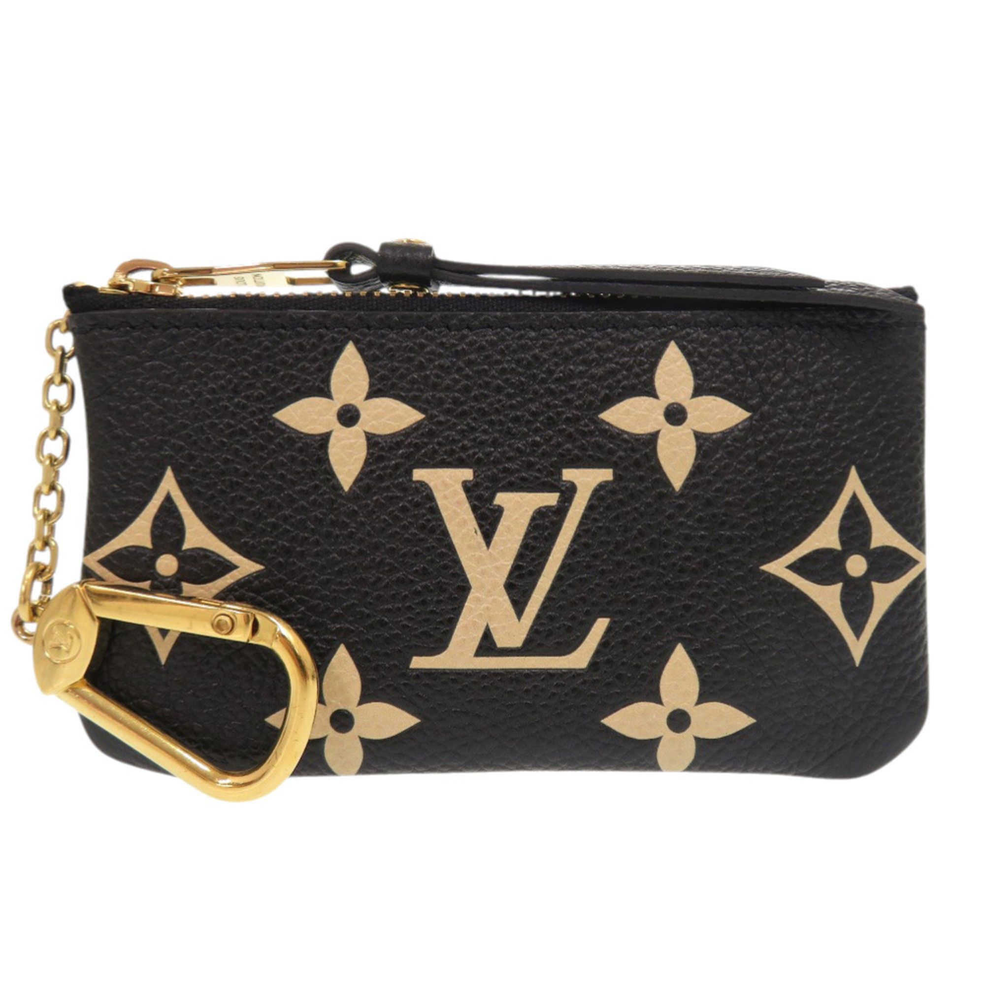 Louis Vuitton Louis Vuitton Pochette Clé Monogram Empreinte M80885 Noir Wallet/Coin Case Black LV 0337LOUIS VUITTON Size ONE SIZE - 1 Thumbnail