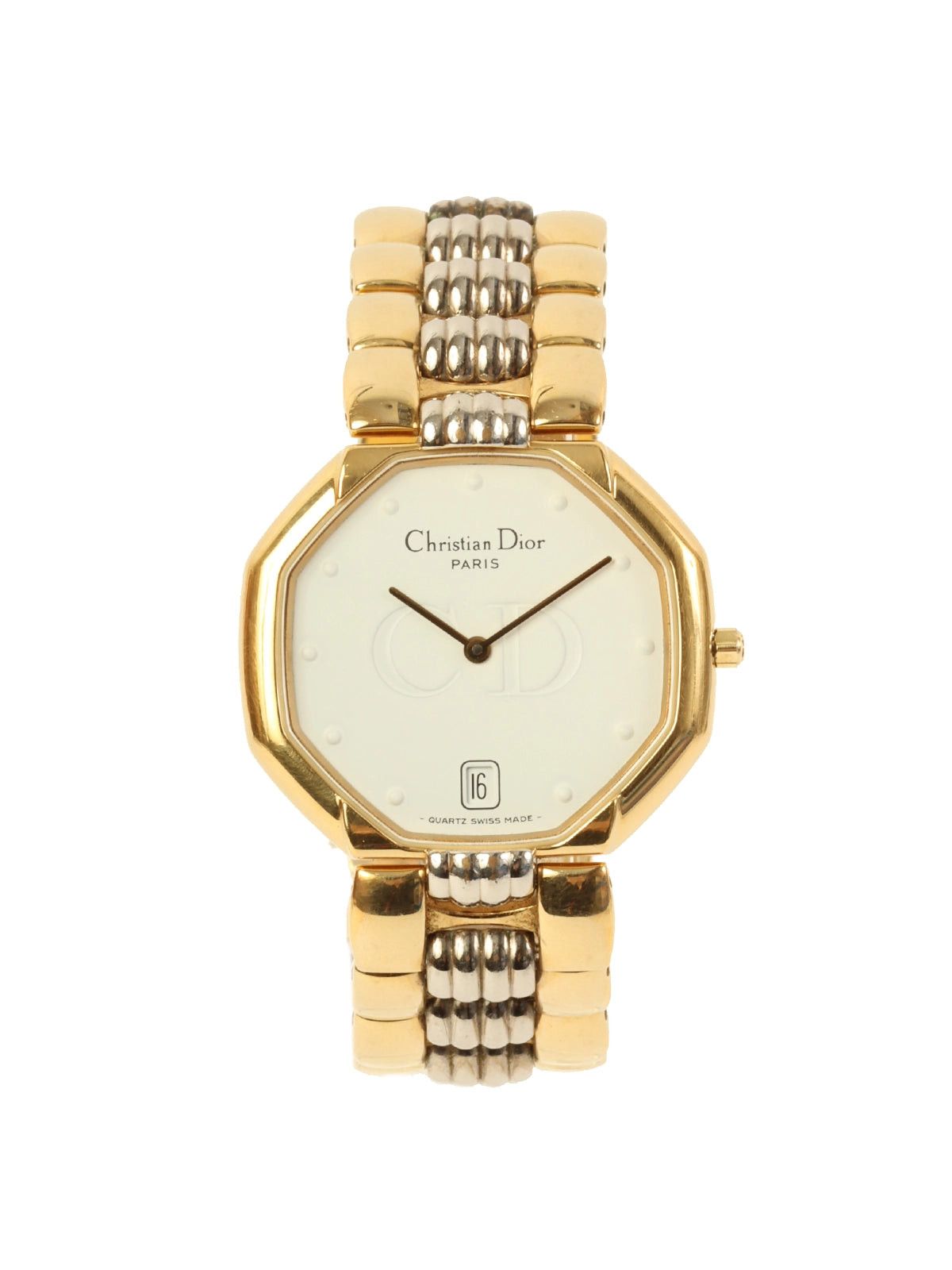 image of Dior Octagon Face Watch Gold/silver, Women's