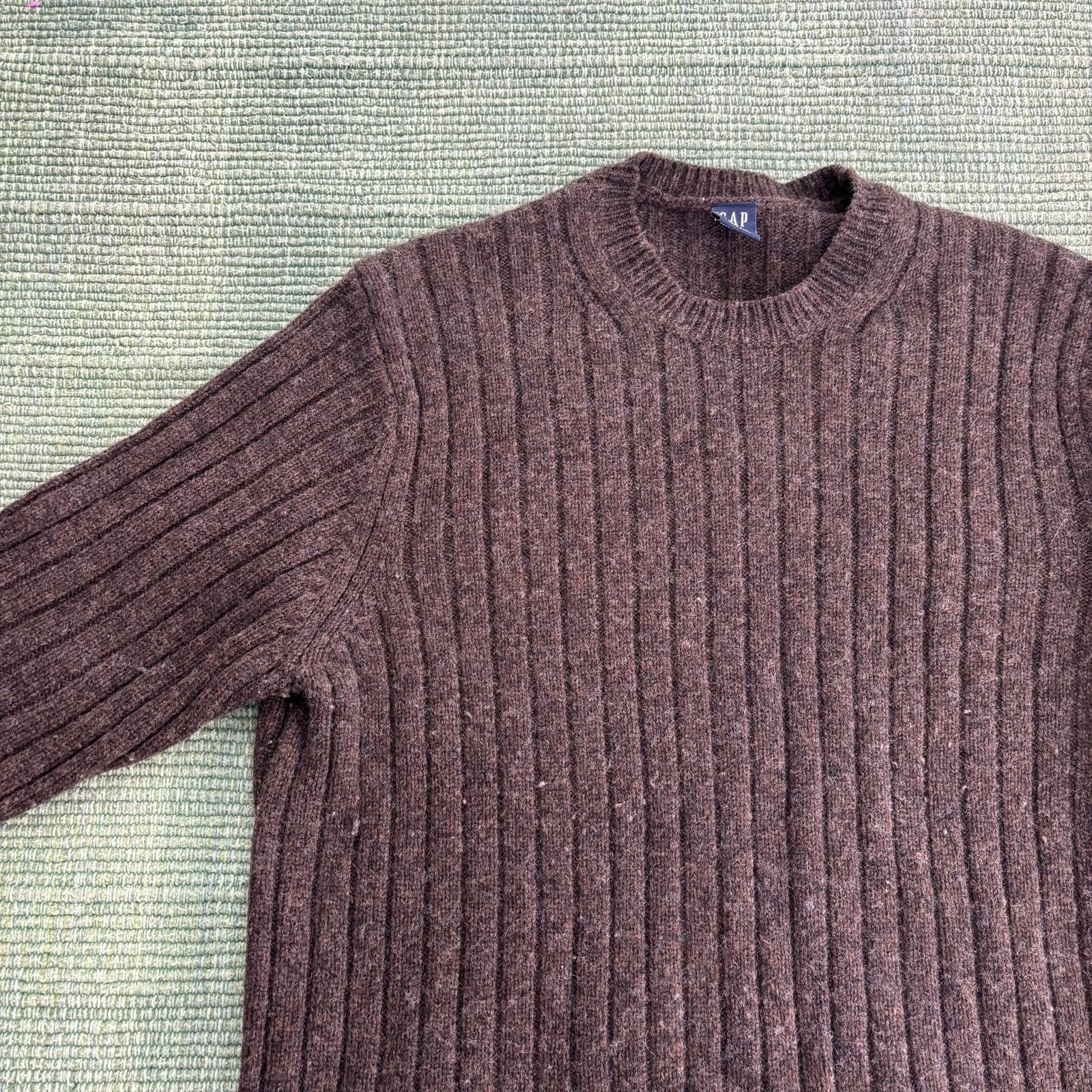 Gap Brown knit lambs wool GAP womens sweater size S Size S / US 4 / IT 40 - 5 Thumbnail