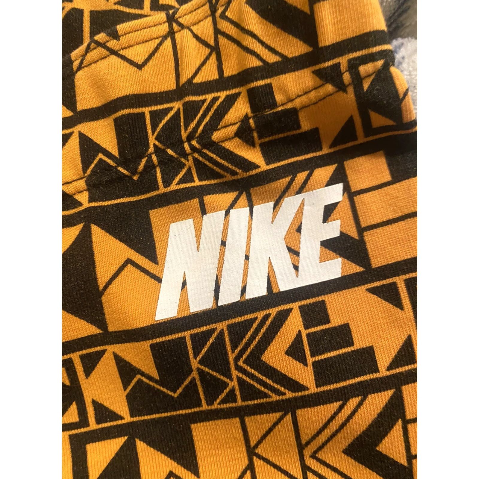 Nike Nike Leggings Womens Large Orange Aztec Print Nike Spell Out Size 36" / US 14 / IT 50 - 3 Thumbnail