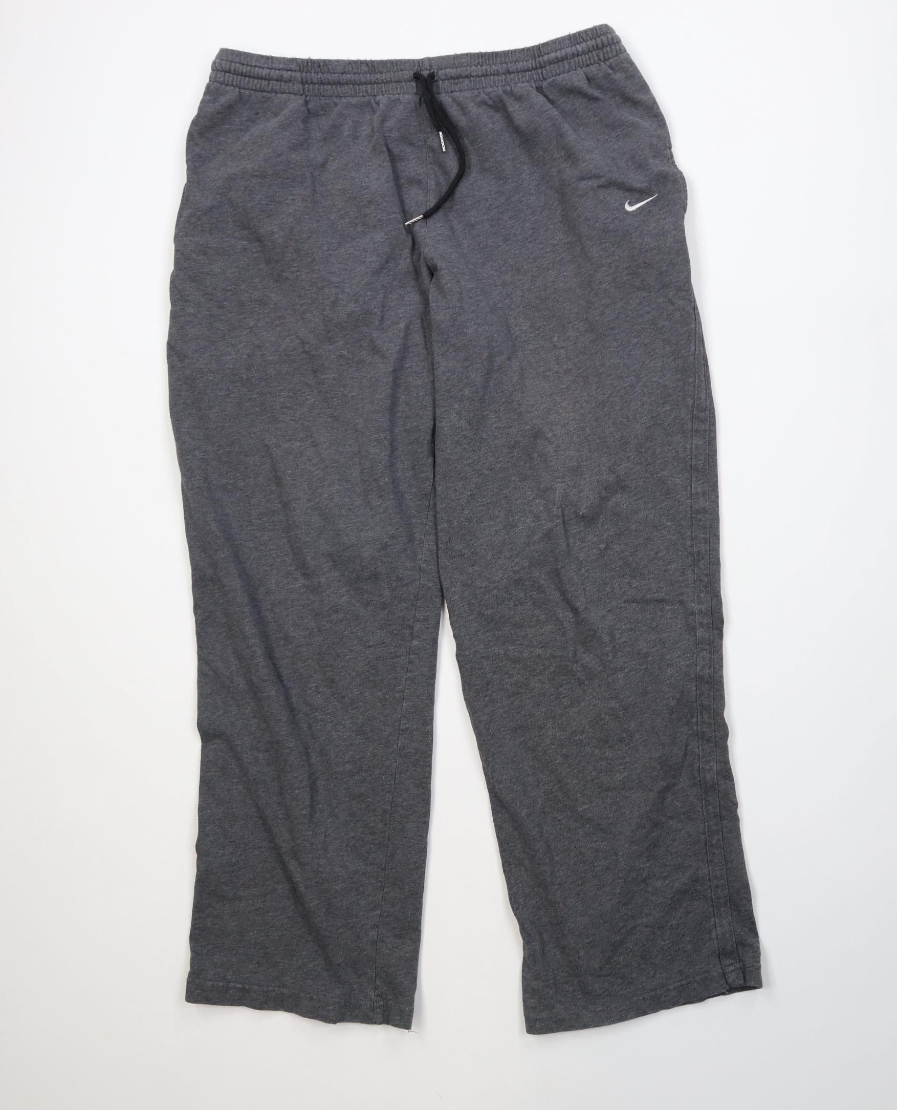 Nike Vintage Y2K Nike Mini Swoosh Cotton Knit Wide Leg Pants Gray Size US 38 / EU 54 - 1 Thumbnail