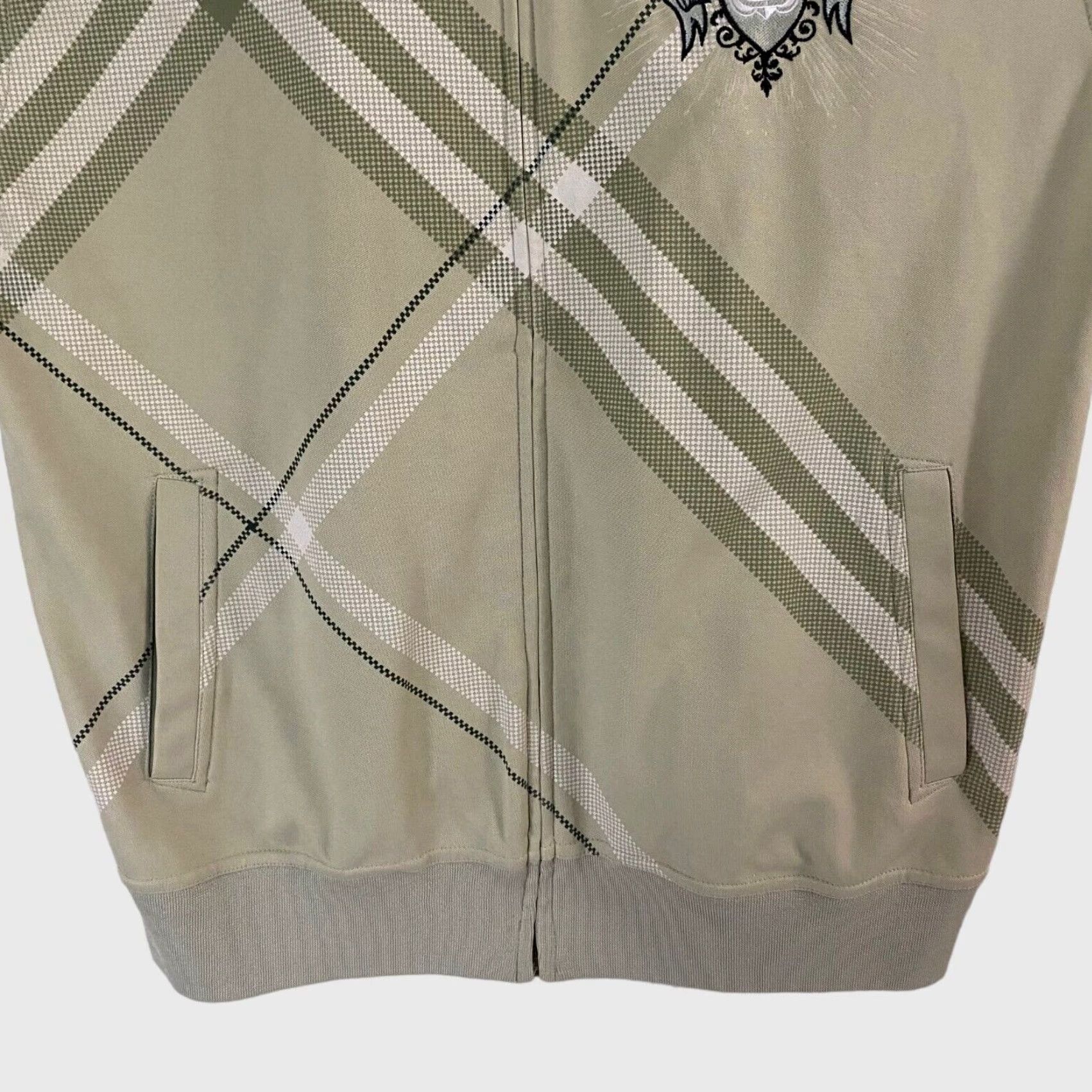 Billabong VINTAGE Billabong Y2K Track Jacket Mock Neck Full Zip Embroidered Green Mens Large L Size US L / EU 52-54 / 3 - 6 Thumbnail