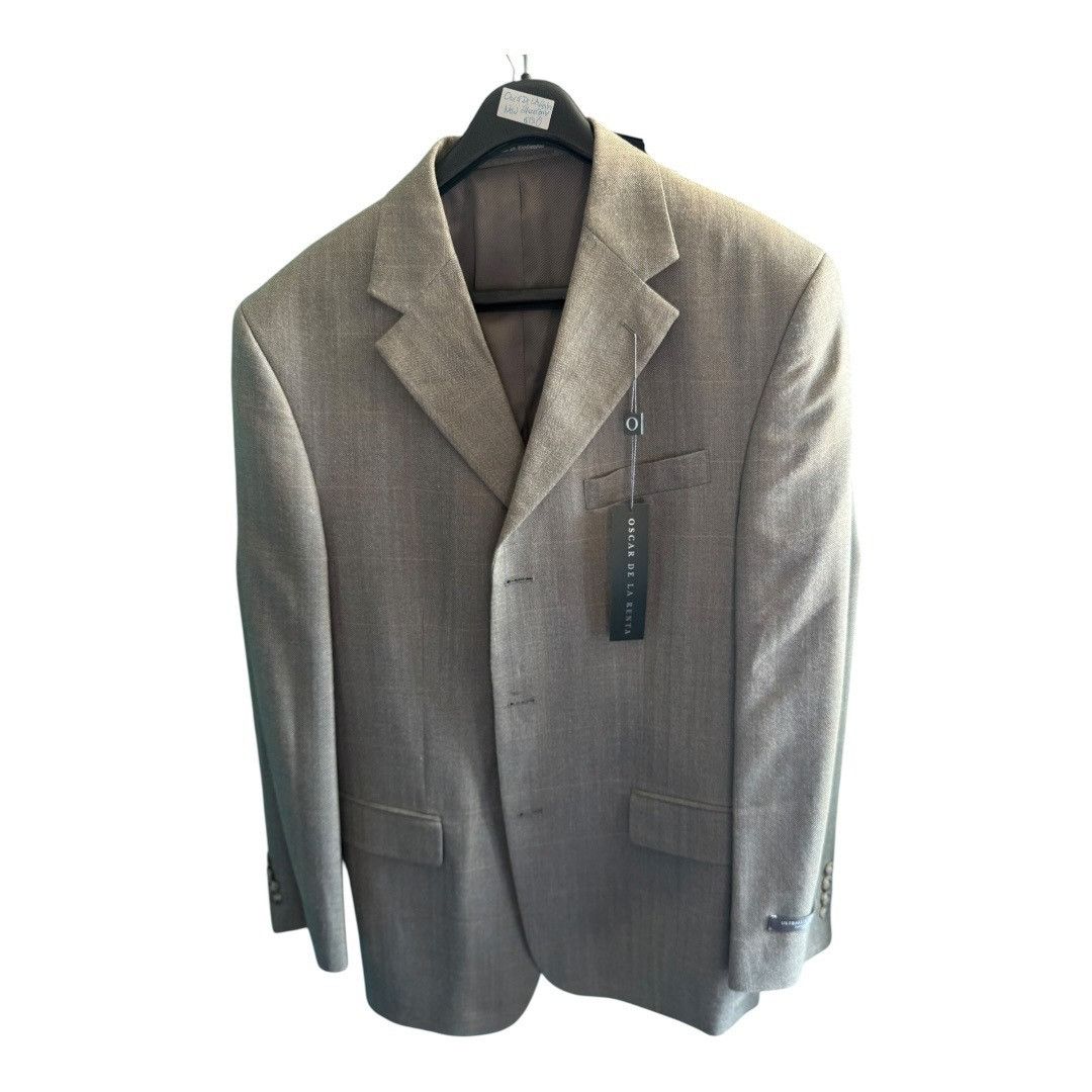 Oscar De La Renta Oscar de la Renta Men’s Blazer – Size 40R – Classic Wool - N Size 40R - 3 Thumbnail