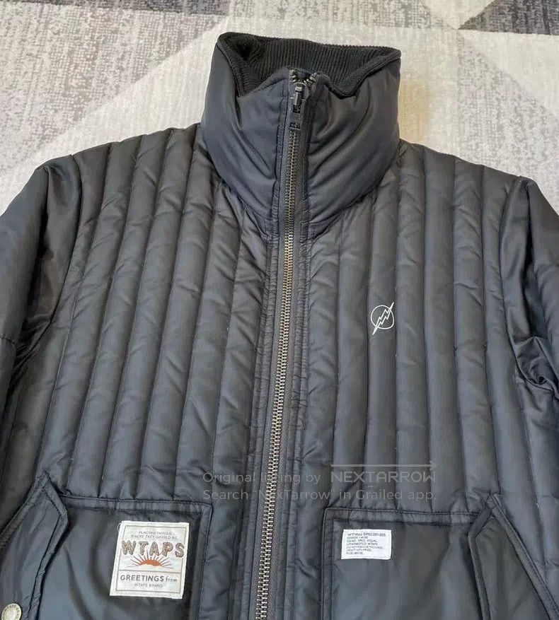 Wtaps Wtaps Letter Embroidered Down Jacket Size US M / EU 48-50 / 2 - 2 Thumbnail