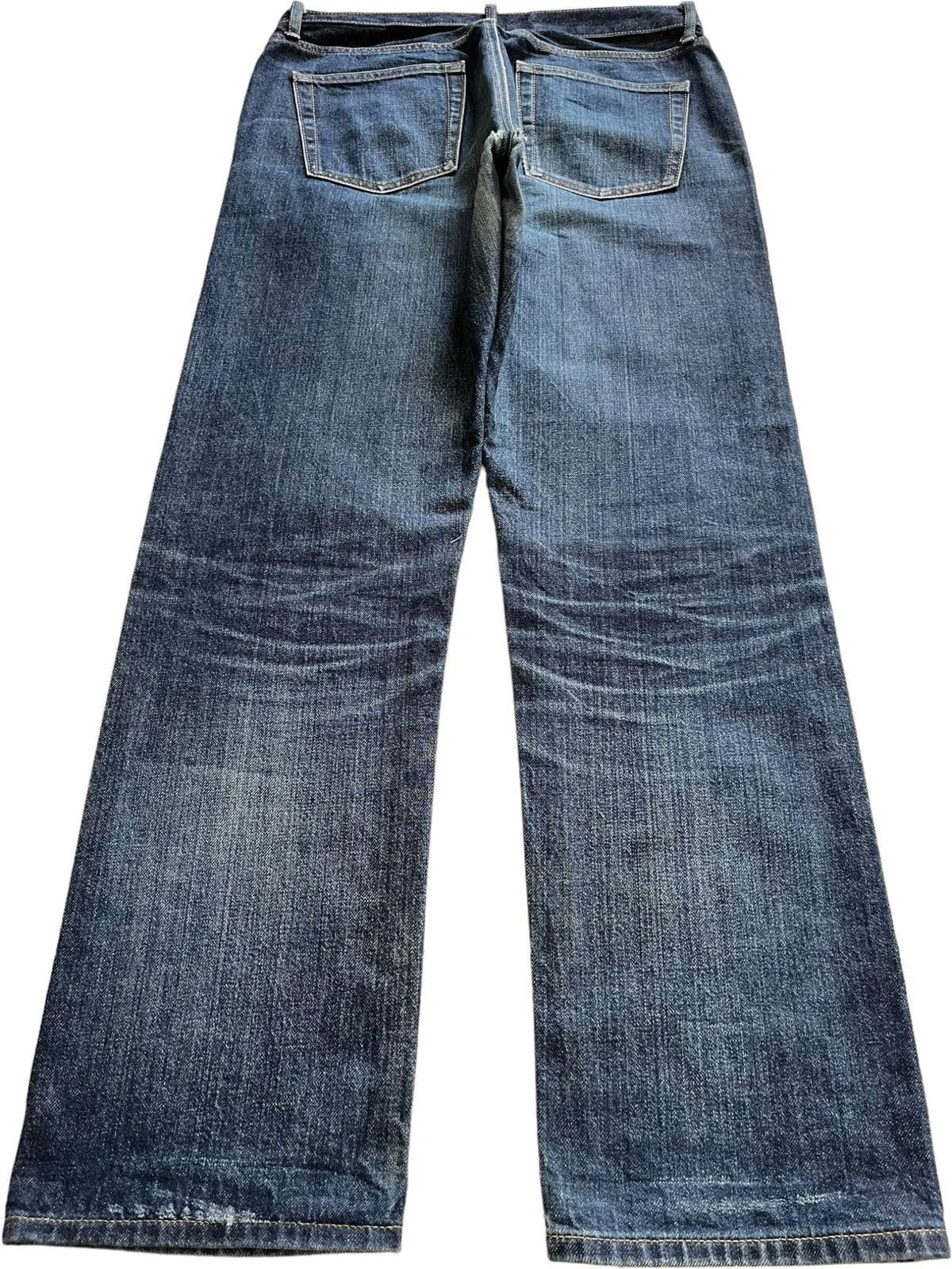 Vintage Japanese Uniqlo Selvedge Dark Wash Loose Jeans