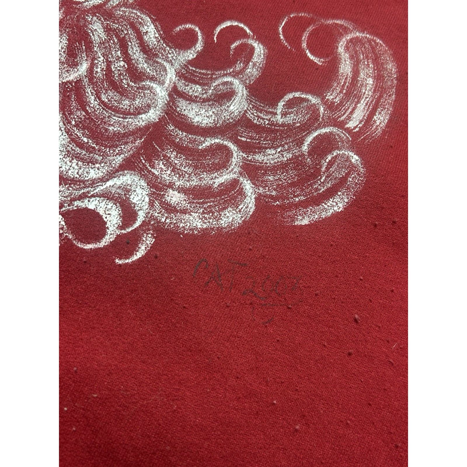Vintage VINTAGE Santa Claus Christmas Hand Painted Crewneck Sweatshirt Men 2XL Red Pullover Christmas Mens XXL Size US XXL / EU 58 / 5 - 3 Thumbnail