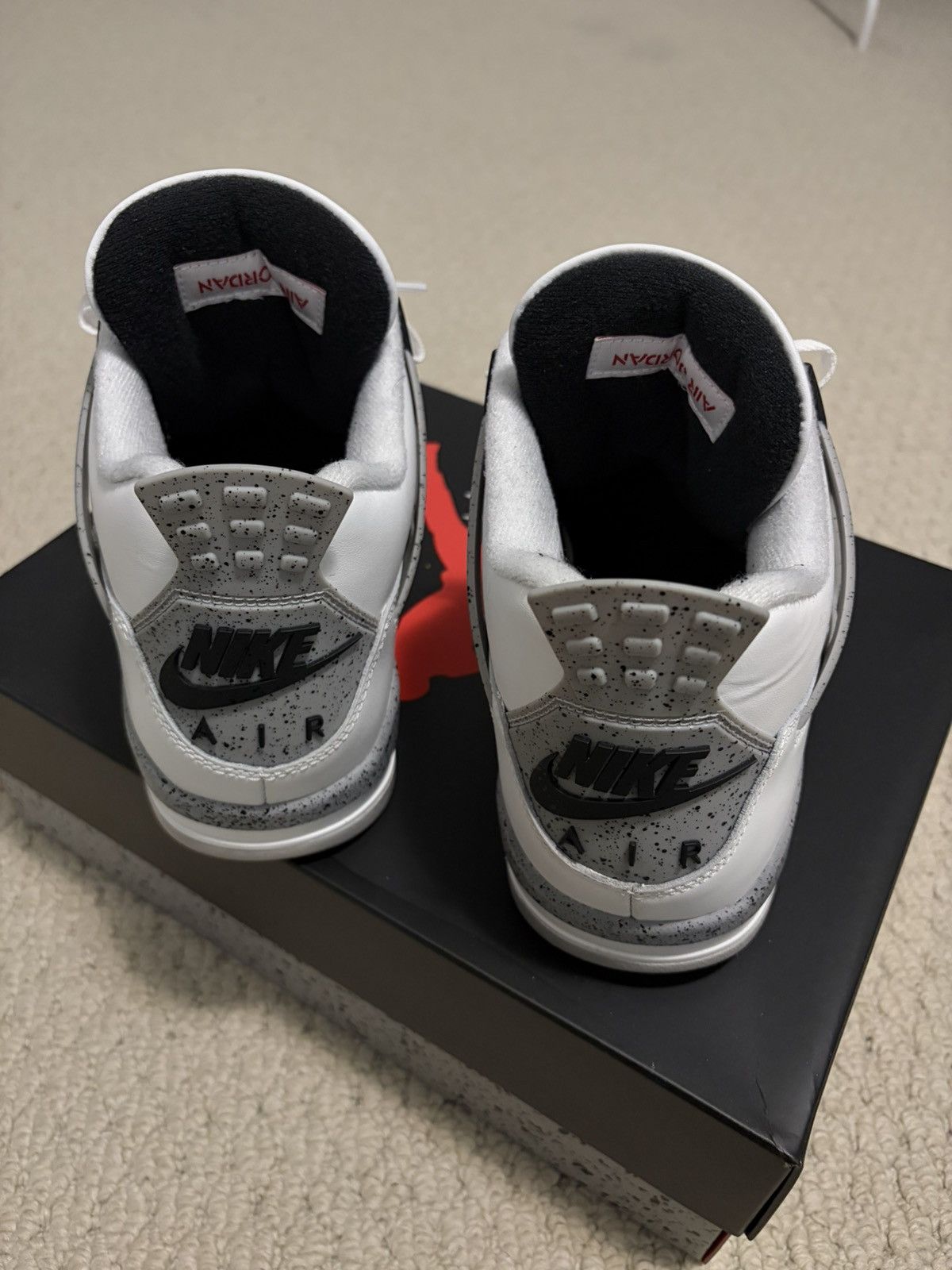 Jordan Brand Jordan 4 White Cements 2025 Size US 10.5 / EU 43-44 - 6 Thumbnail