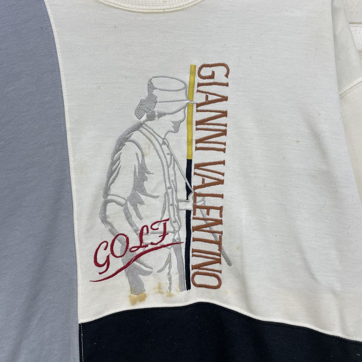 Gianni Valentino 💥Giano Valentino Colourblock Sweatshirt Crewneck Pullover Size US M / EU 48-50 / 2 - 5 Thumbnail