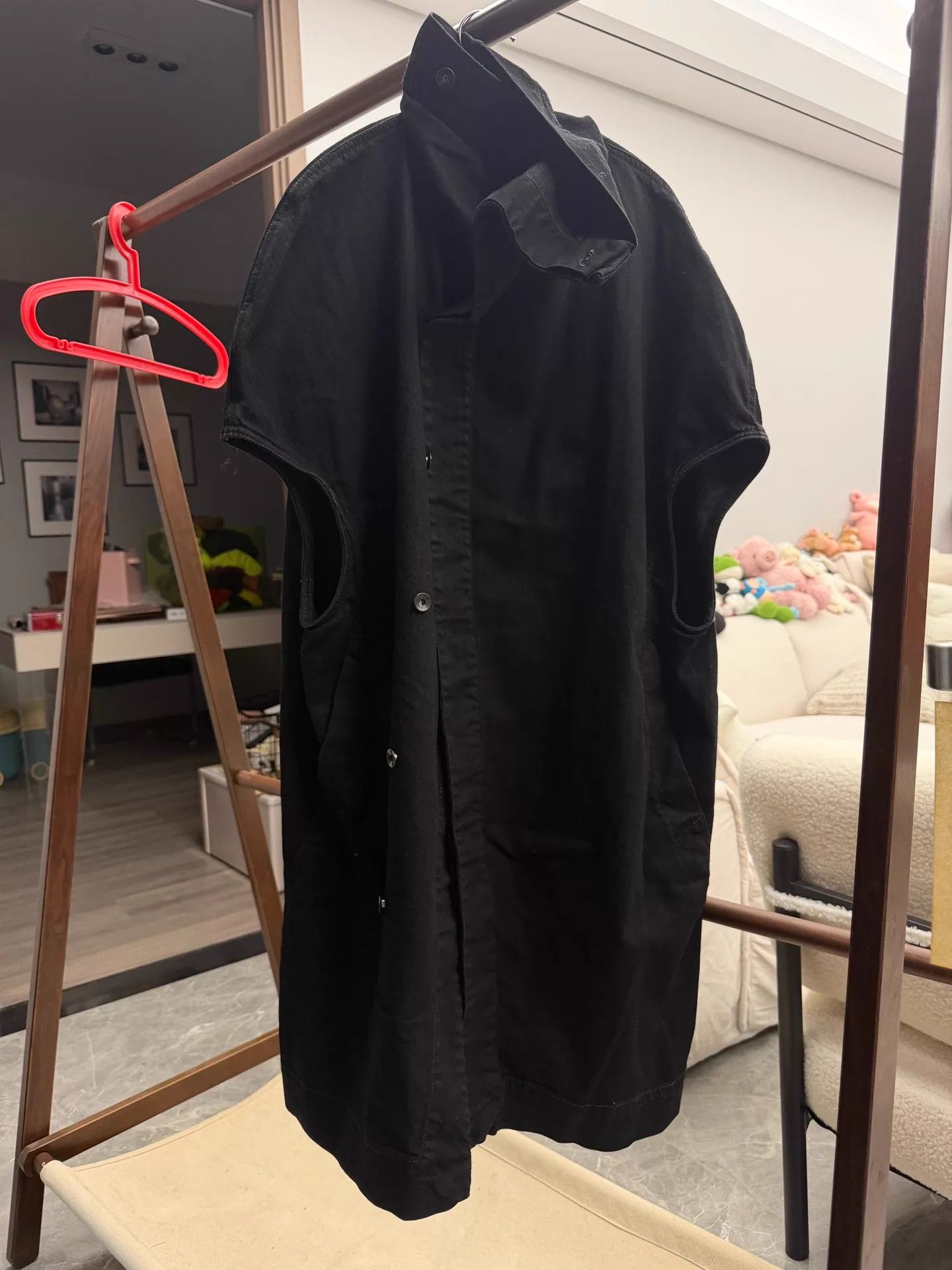 Rick Owens Rick Owens Sleeveless Denim Coat XS (Bust 124, L100cm) Size US XS / EU 42 / 0 - 2 Thumbnail