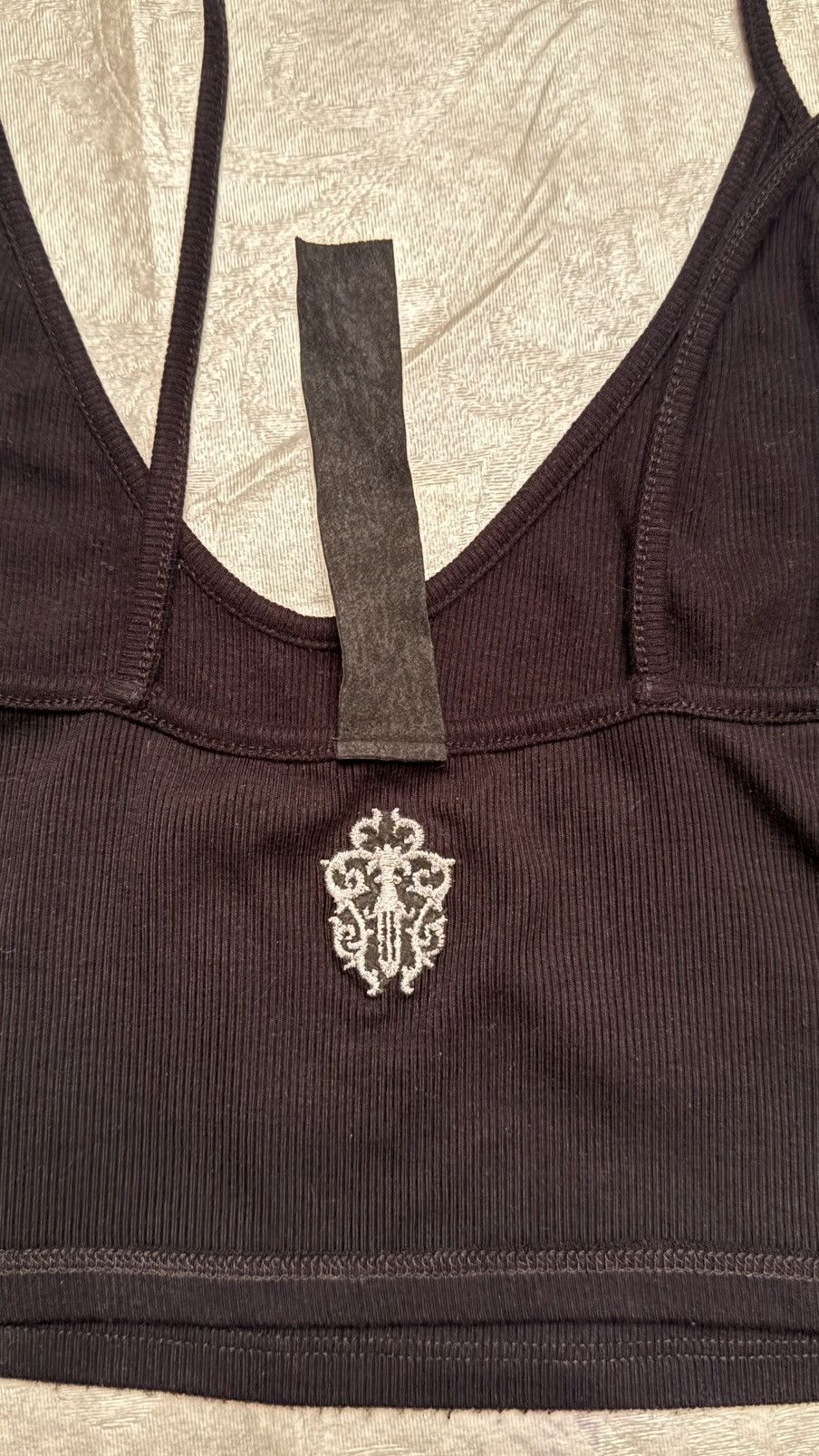 Chrome Hearts Chrome Hearts Women’s Black Tank Top | Miami Exclusive ✅ Size M / US 6-8 / IT 42-44 - 11 Thumbnail
