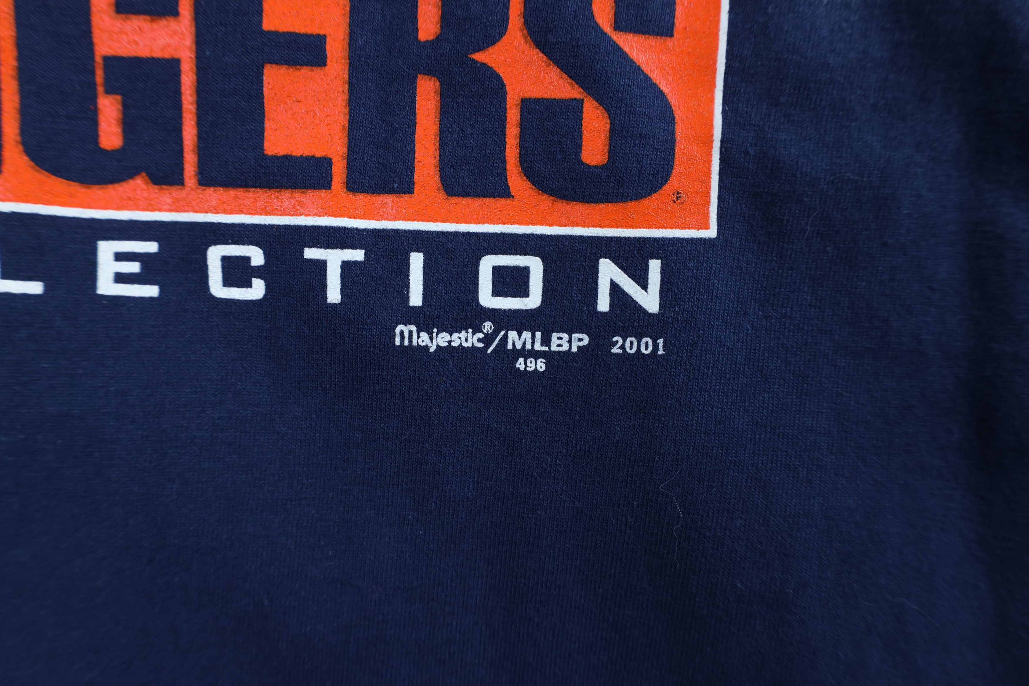 Majestic × Vintage Deadstock Vtg Y2K 2001 Majestic Tigers Baseball T-Shirt Size US XL / EU 56 / 4 - 6 Thumbnail