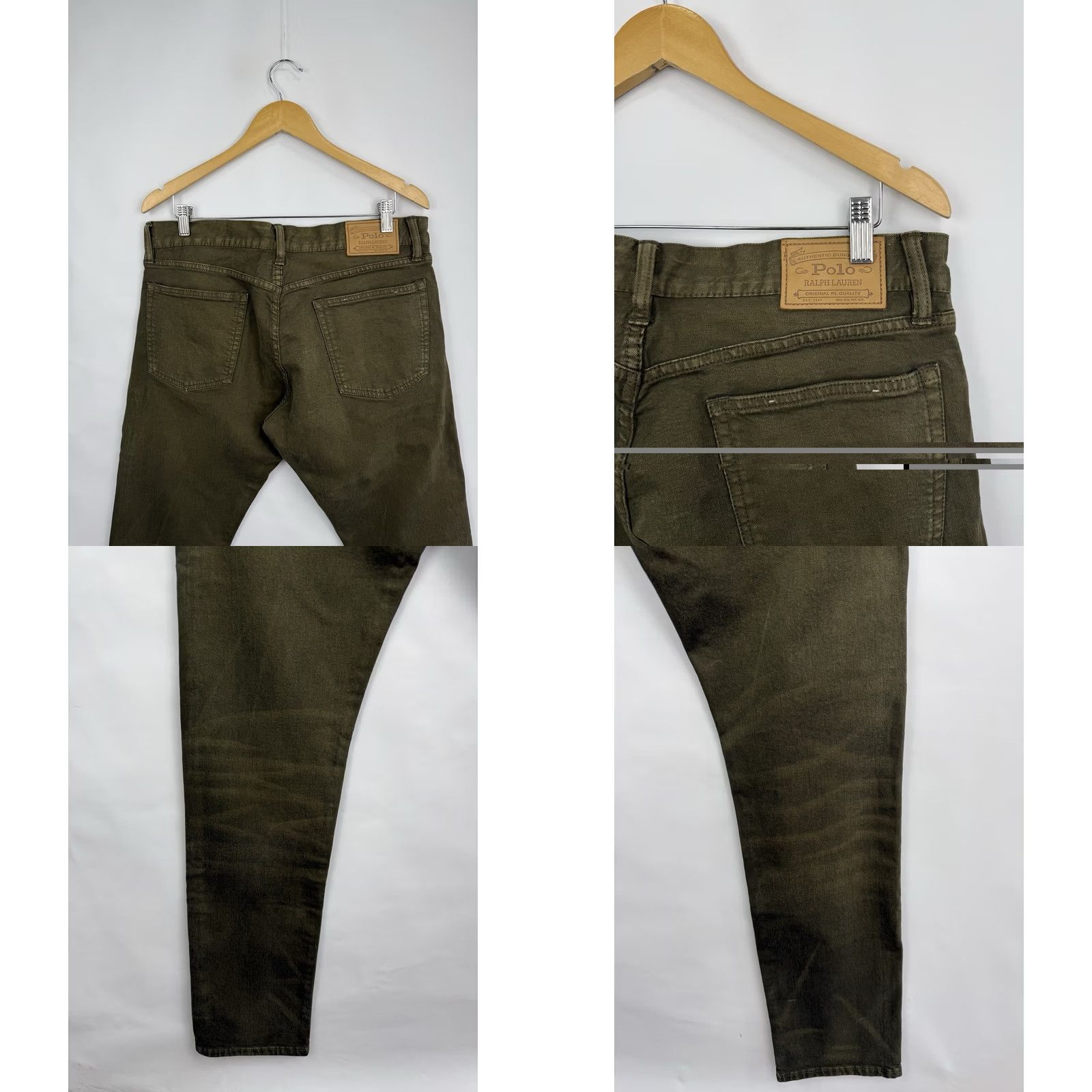 Polo Ralph Lauren VINTAGE Polo Ralph Lauren Sullivan Slim Jeans Olive USA Size 34/32 Slim Size US 34 / EU 50 - 9 Thumbnail