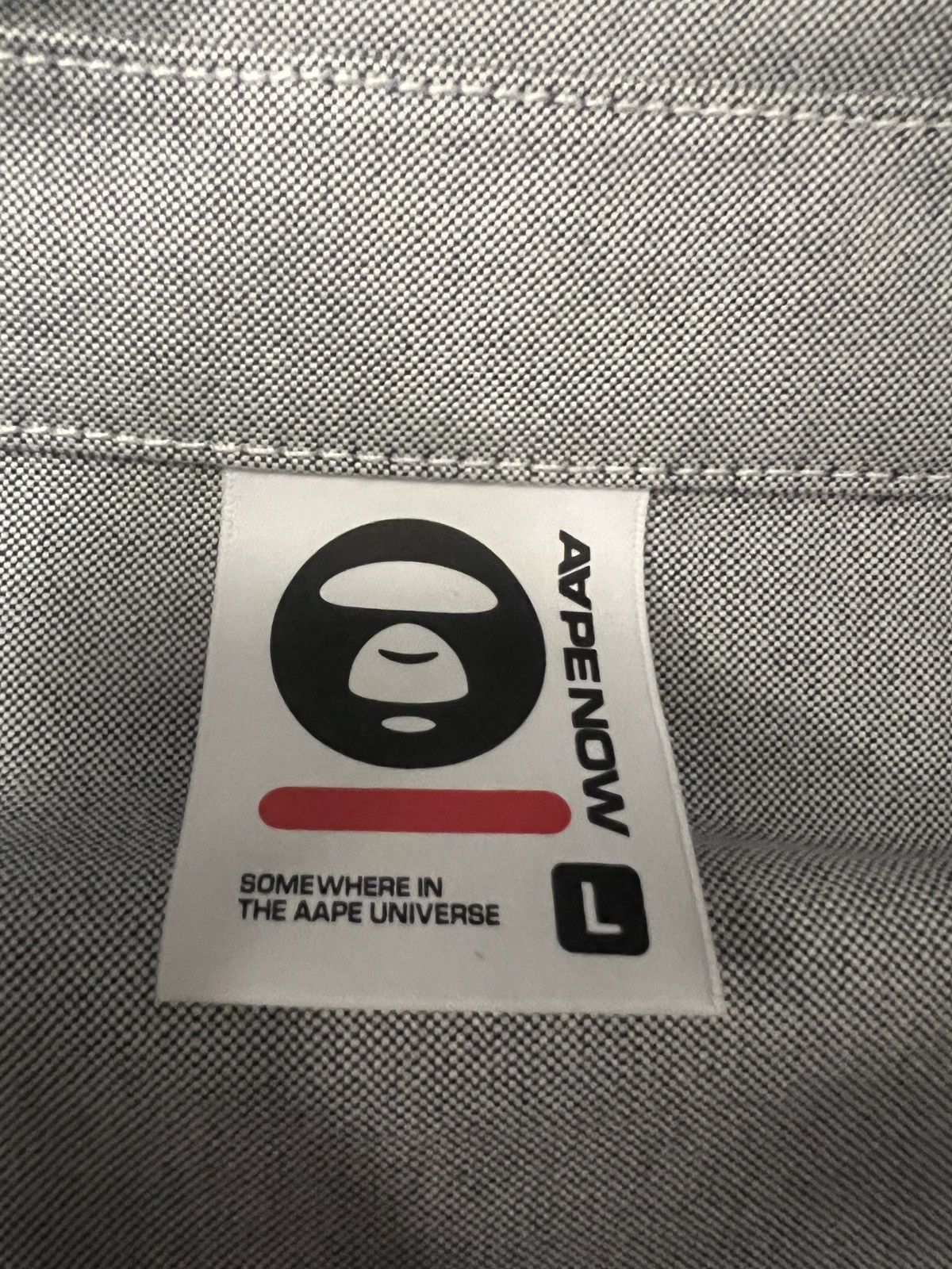 Aape AAPE By A Bathing Ape® logo-patch long-sleeved shirt Size US L / EU 52-54 / 3 - 6 Thumbnail