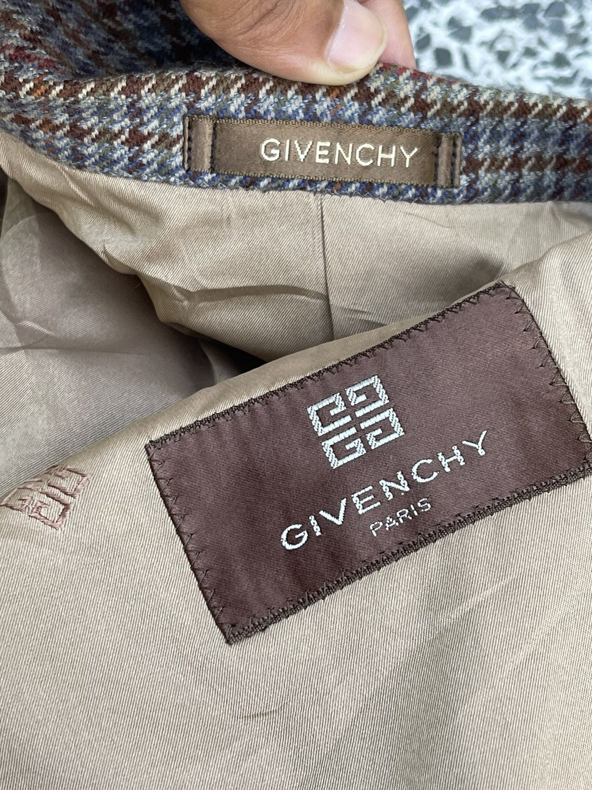 Givenchy 🔥VINTAGE GIVENCHY MEN'S WOOL BLAZER JACKET Size US M / EU 48-50 / 2 - 13 Thumbnail