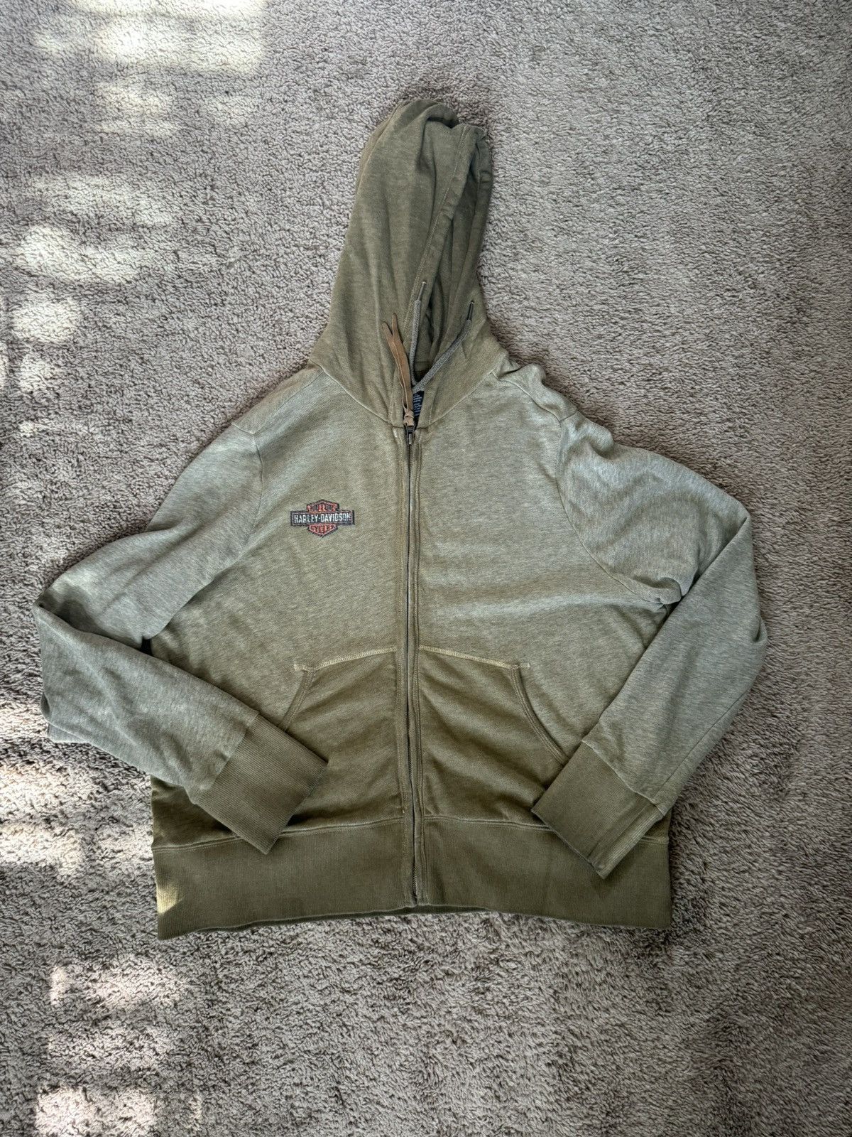 Harley Davidson × Vintage harley davidson embroidery hoodie Size US M / EU 48-50 / 2 - 1 Thumbnail