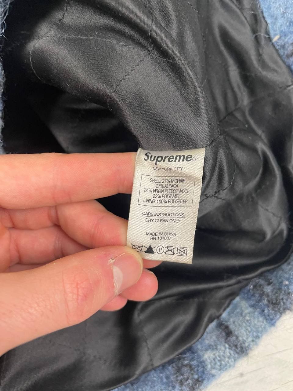 Supreme Supreme PLAID WOOL HOODED JACKET Mohair Size US S / EU 44-46 / 1 - 12 Thumbnail