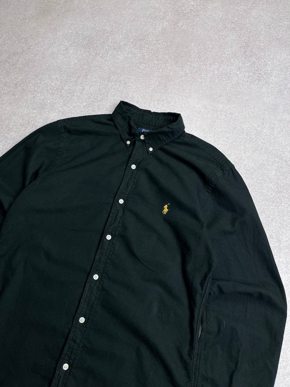 Polo Ralph Lauren × Vintage Vintage Polo Ralph Lauren Black Shirt M Size US M / EU 48-50 / 2 - 2 Thumbnail