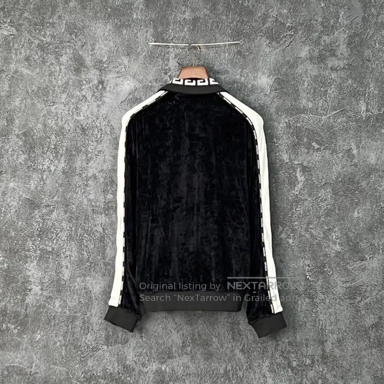 Versace Versace Greek back-grain velvet coat Size US M / EU 48-50 / 2 - 2 Thumbnail