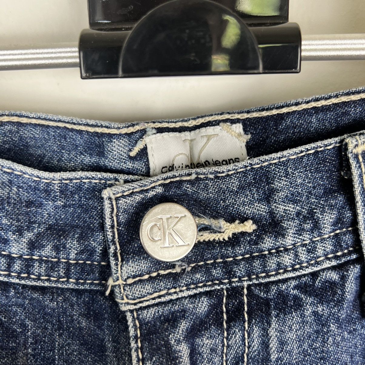 Calvin Klein Y2k Calvin Klein Denim Jeans Women StreetWear Rare Baggy Size 28" / US 6 / IT 42 - 6 Thumbnail