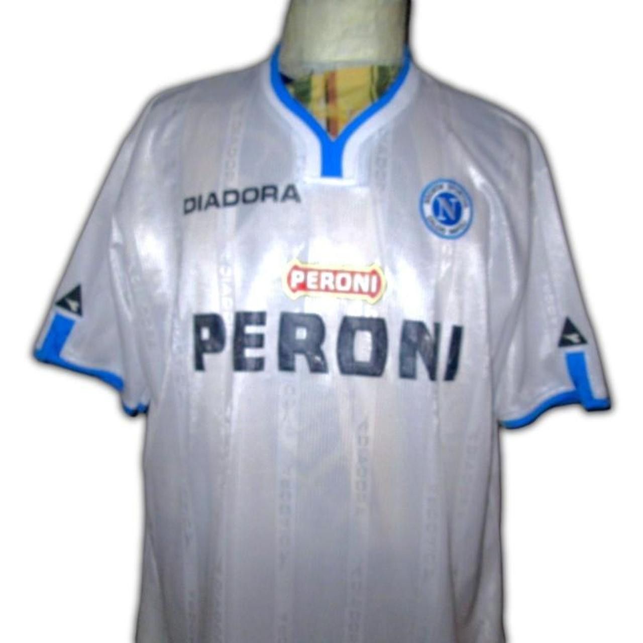 Diadora SSC Napoli 2001 2002 Away Shirt Maglia maillot Camiseta Size US XXL / EU 58 / 5 - 5 Thumbnail