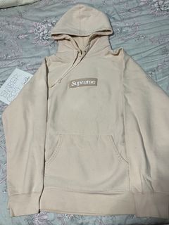 Supreme box logo sales hoodie peach