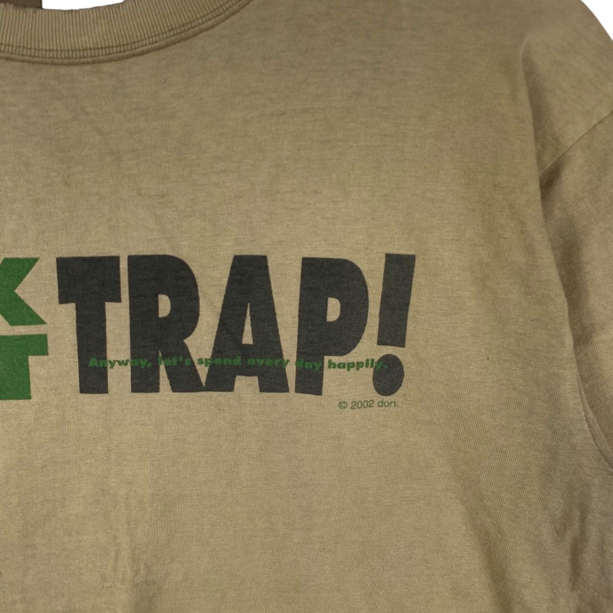 Vintage Vintage 2002 SEEK OUT TRAP! Skateboard Tee Shirt Top Tattoo Size US L / EU 52-54 / 3 - 6 Thumbnail