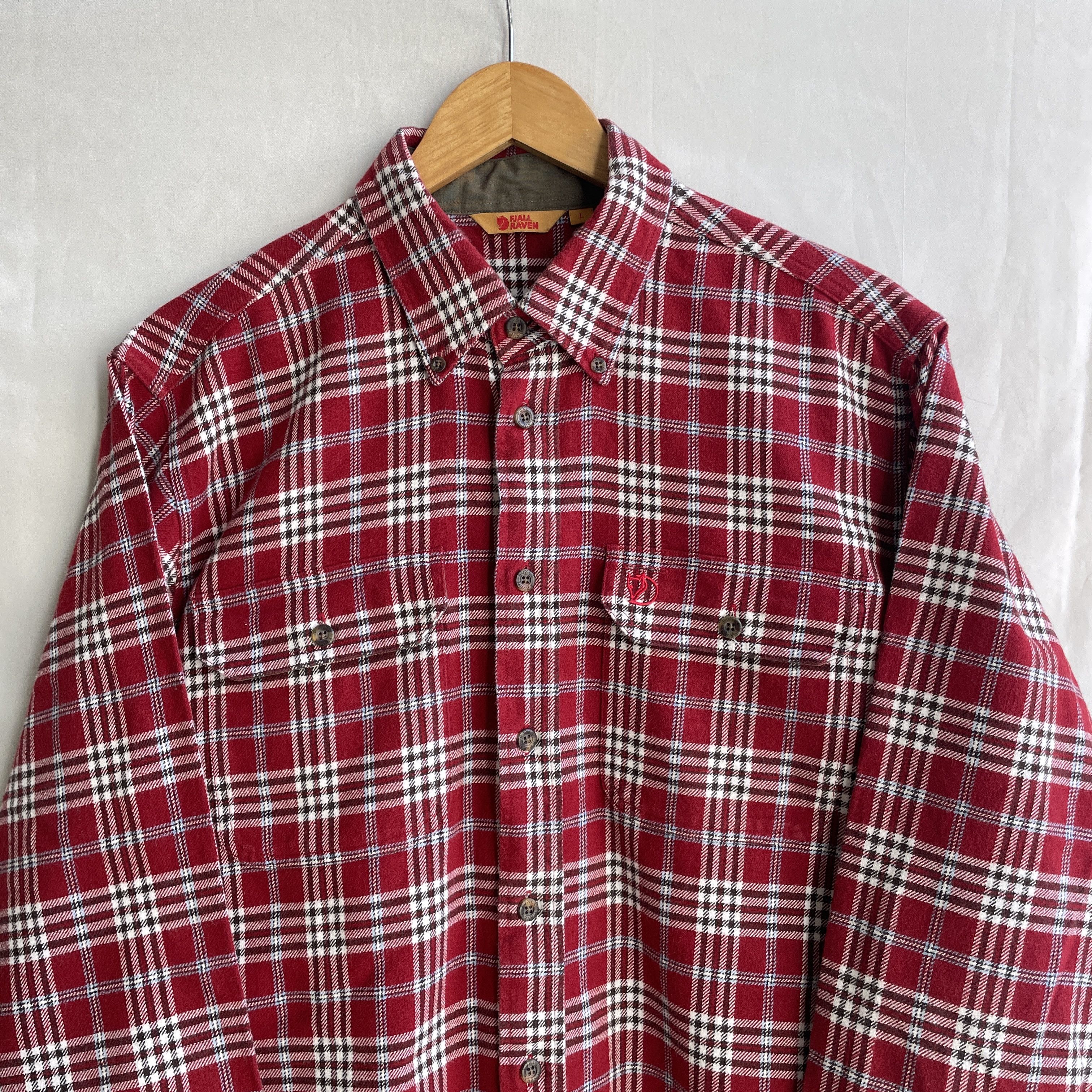 Fjallraven Fjallraven Flannel Heavy Plaid Outdoor Duck Shirt Size L Size US L / EU 52-54 / 3 - 3 Thumbnail