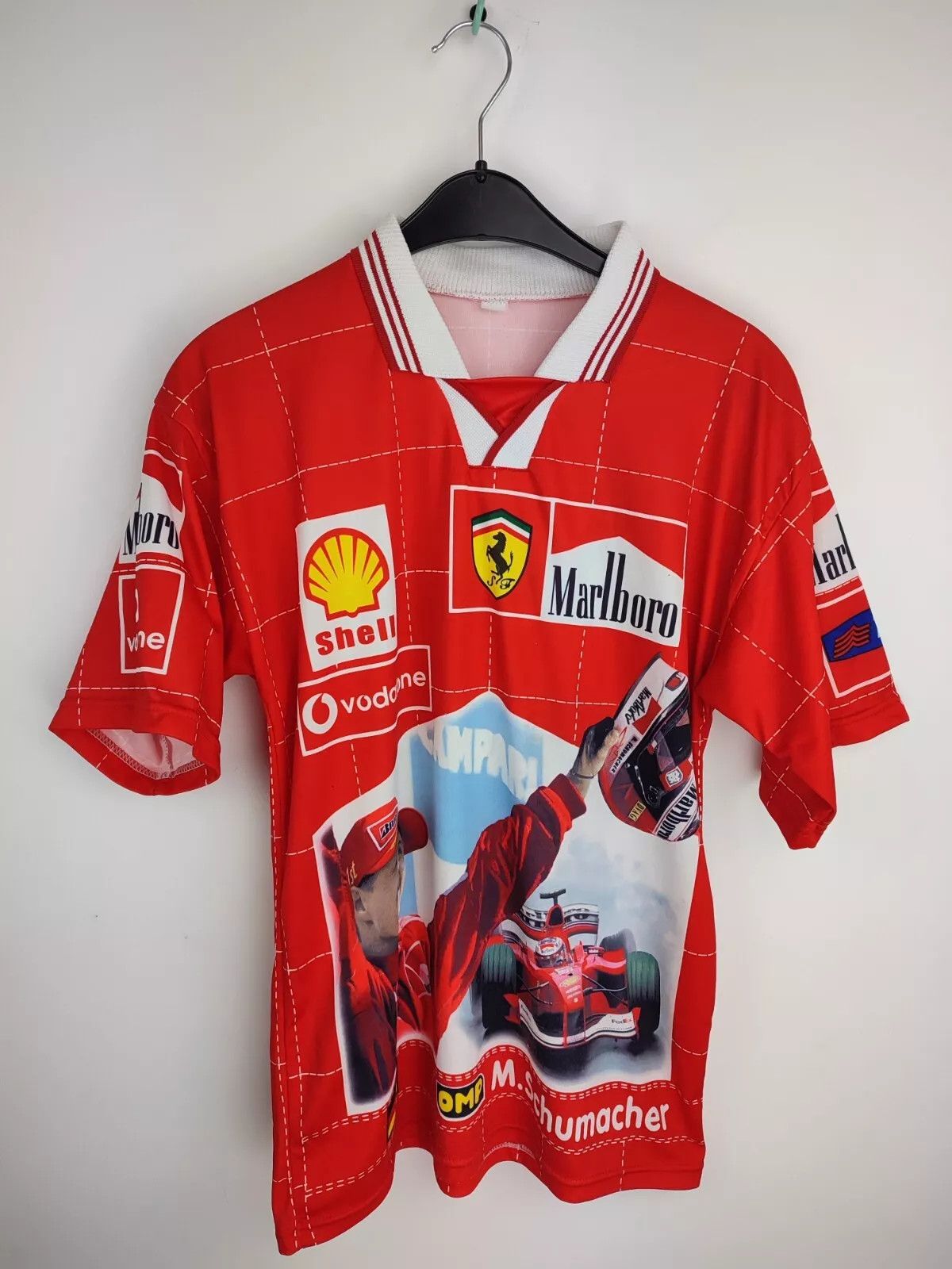Marlboro Michael Schumacher Red Formula 1 Racing Fan Shirts Size M Size US M / EU 48-50 / 2 - 2 Thumbnail
