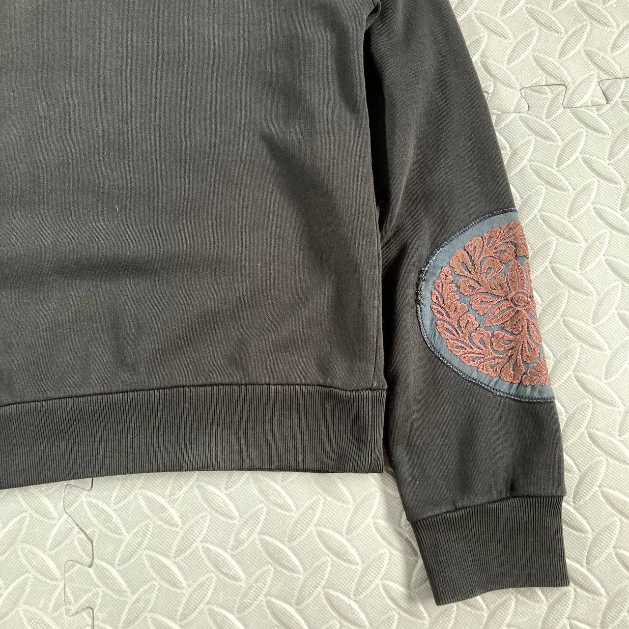 Dries Van Noten Bateau Neck Elbow Patched Sweatshirt Size S / US 4 / IT 40 - 9 Thumbnail