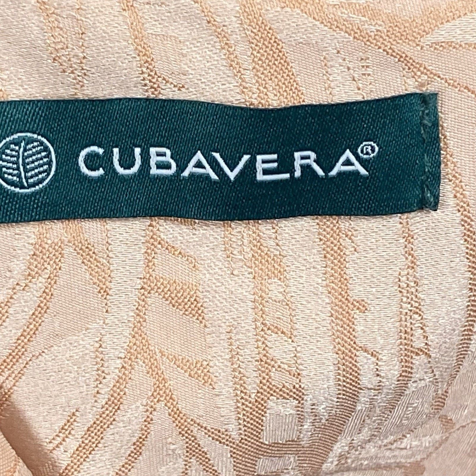 Cubavera Cubavera Shirt Men's Small Palm Leaf Print Button Up Pocket Size US S / EU 44-46 / 1 - 4 Thumbnail