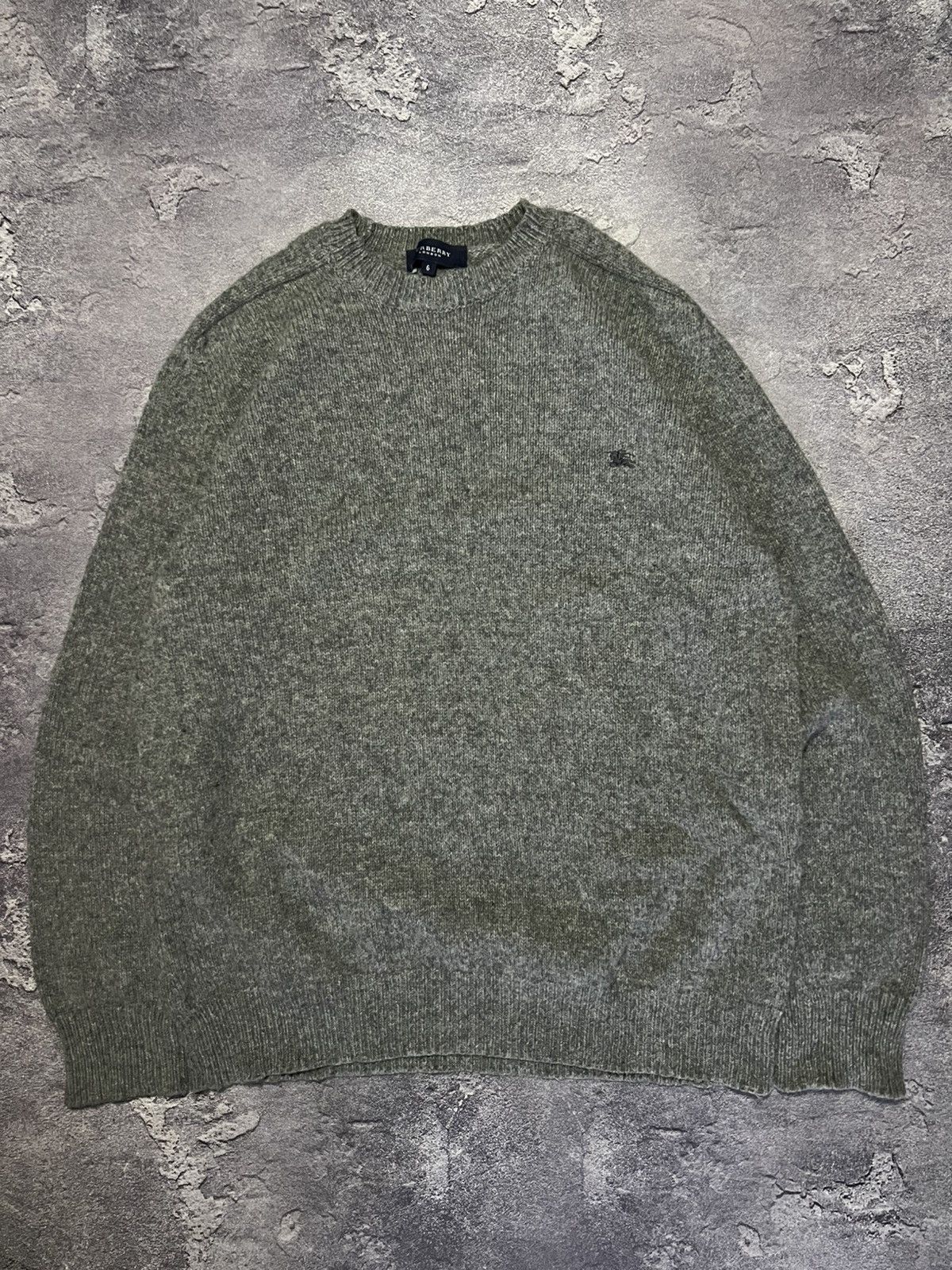 Burberry Vintage Burberry London Wool Logo Sweater Knit Streetwear Size US M / EU 48-50 / 2 - 1 Thumbnail