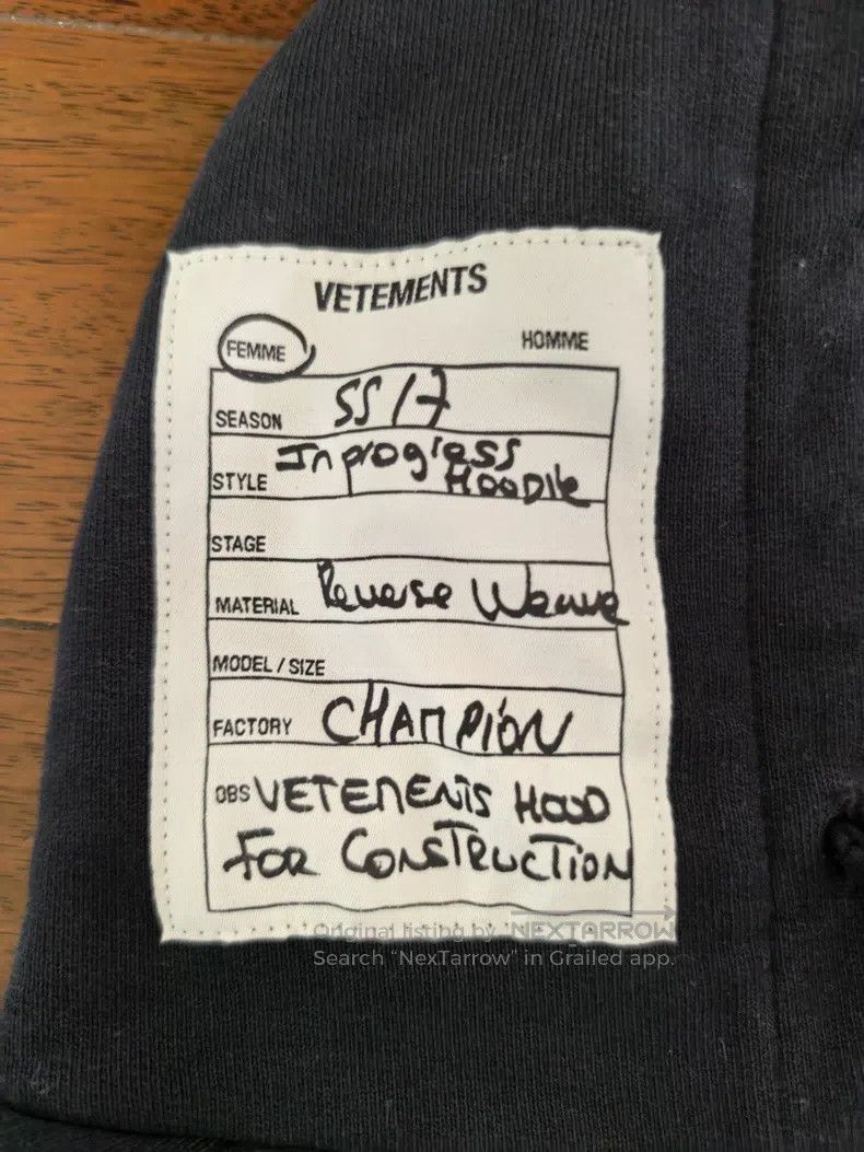 Vetements VETEMENTS Ribbon Sweatshirt Size US L / EU 52-54 / 3 - 3 Thumbnail