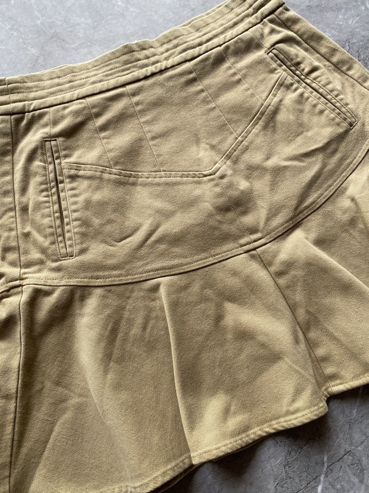 Reiss Rare Reiss Mini Denim Ruffle Skirt Navy Beige Size 6 Size 28" / US 6 / IT 42 - 5 Thumbnail