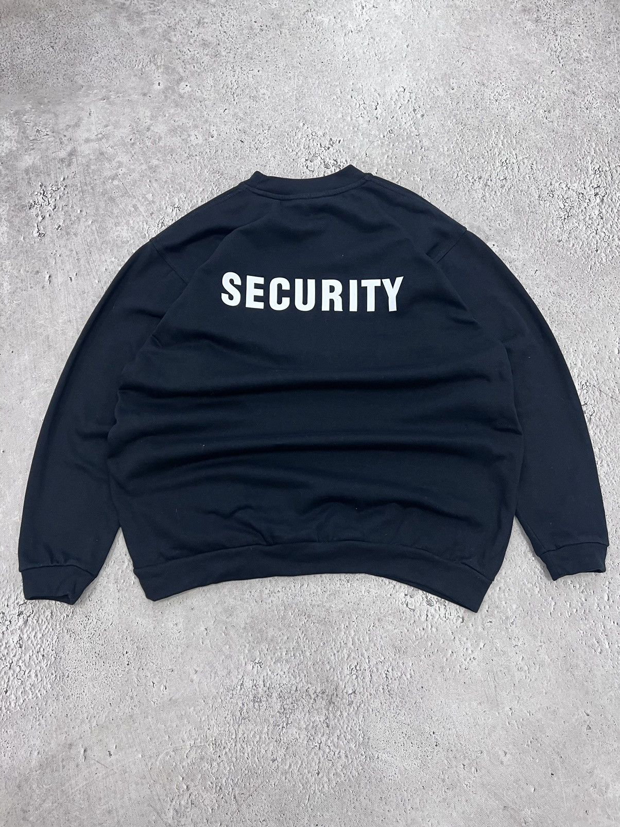Vintage Y2K Security Sweatshirt Kanye West Style 90s