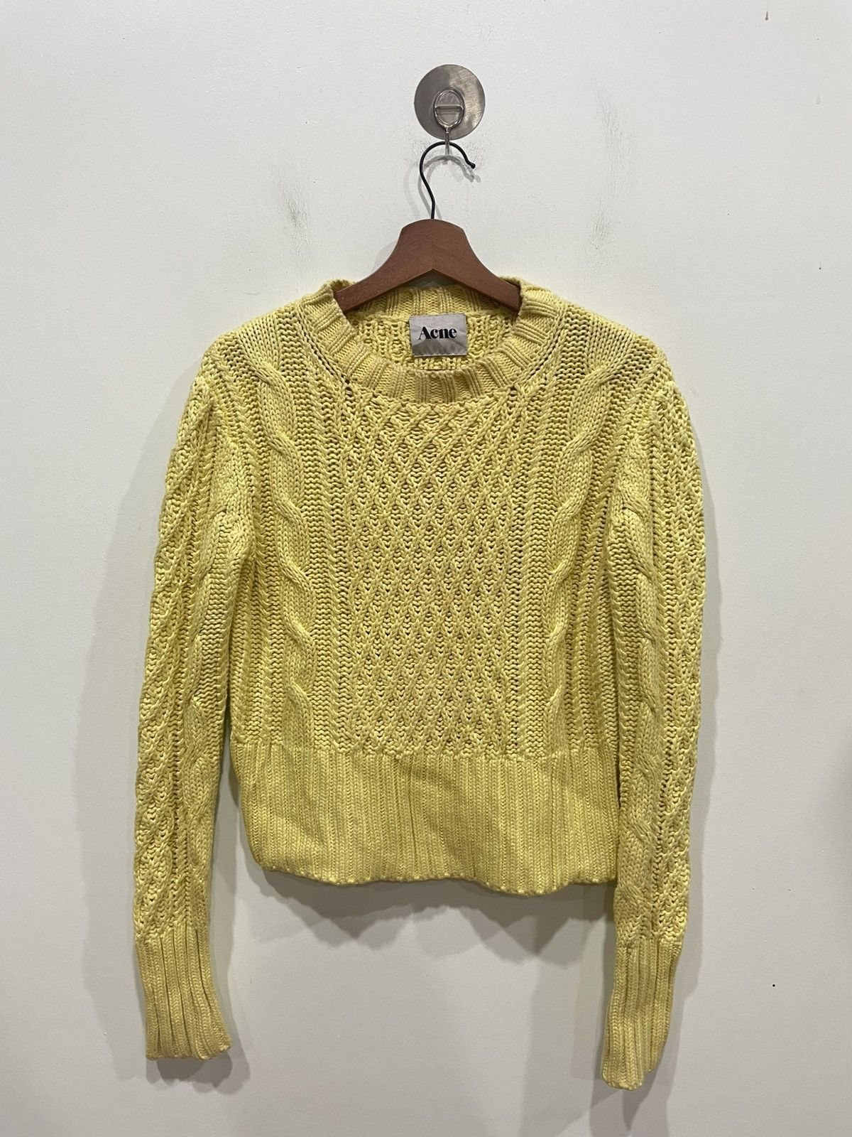 Acne Studios Acne LIA CABLE PAW12 Sweatshirts Size S / US 4 / IT 40 - 1 Thumbnail