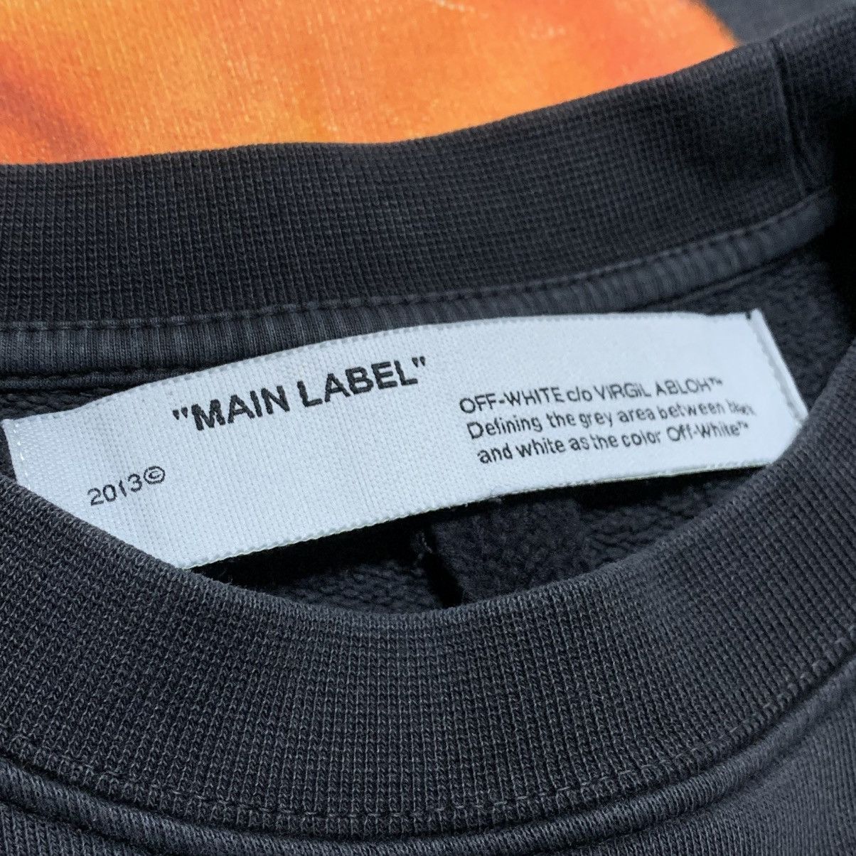 Off-White Off White Medium Hand Logo Off Black Sweatshirt Virgil Abloh Size US M / EU 48-50 / 2 - 7 Thumbnail