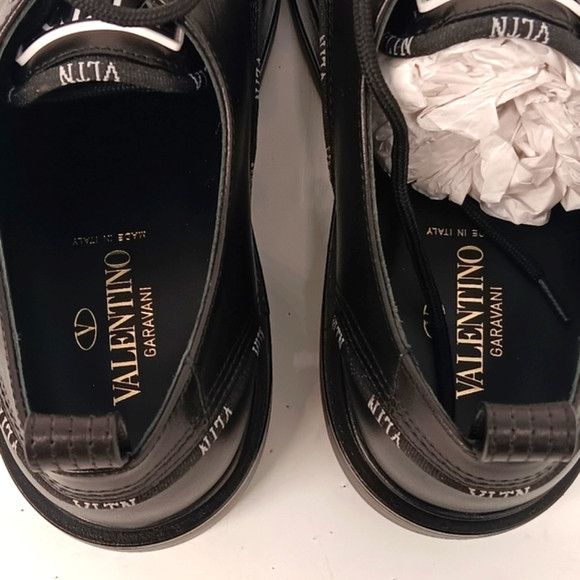 Valentino Valentino Garavani Men's VLTN Leather Derby Shoes - EU42/US9 Size US 9 / EU 42 - 13 Thumbnail