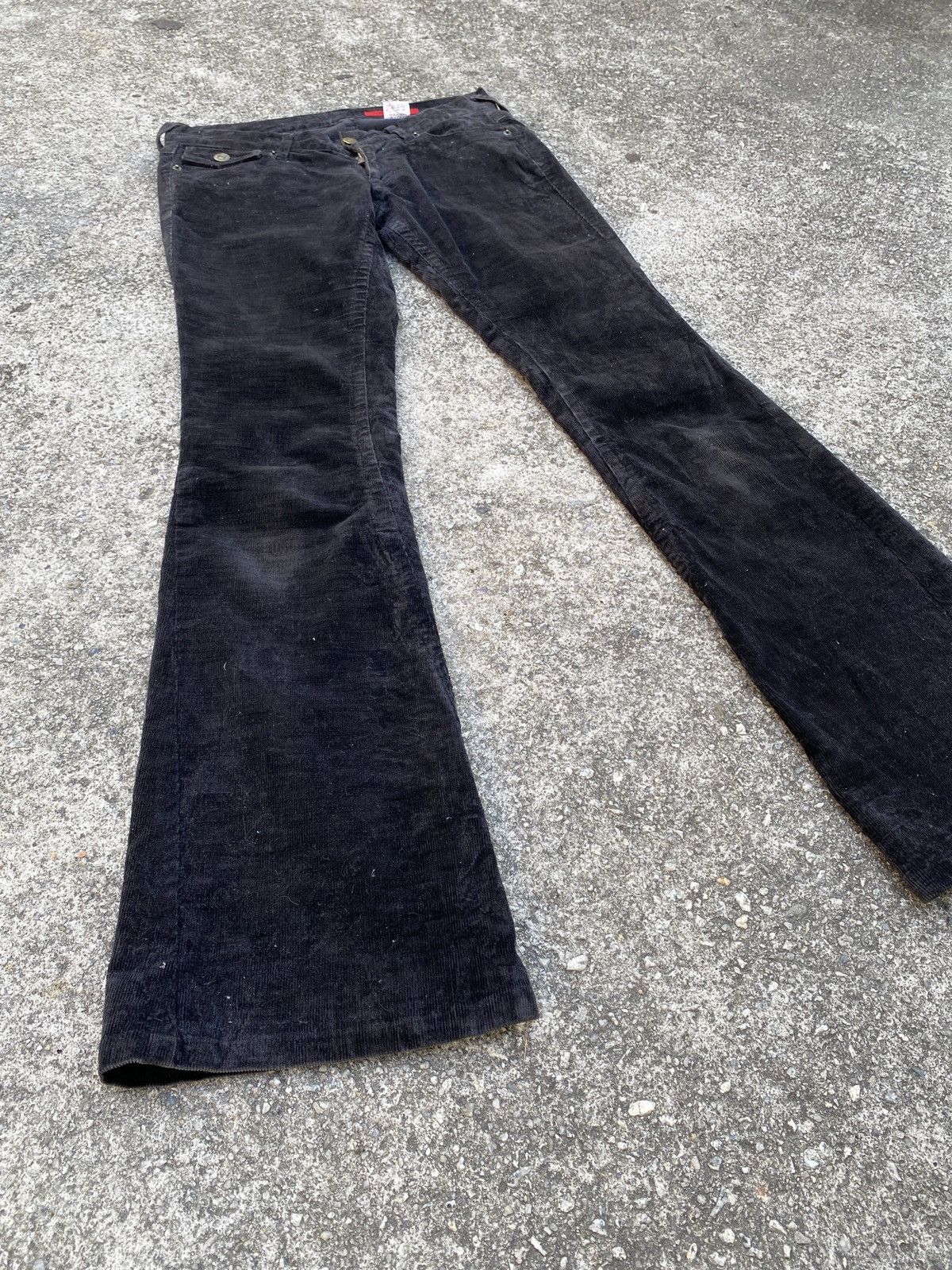 Japanese Brand R.P.B Due Corduroy Low Rise Flare Pant Size US 28 / EU 44 - 4 Thumbnail