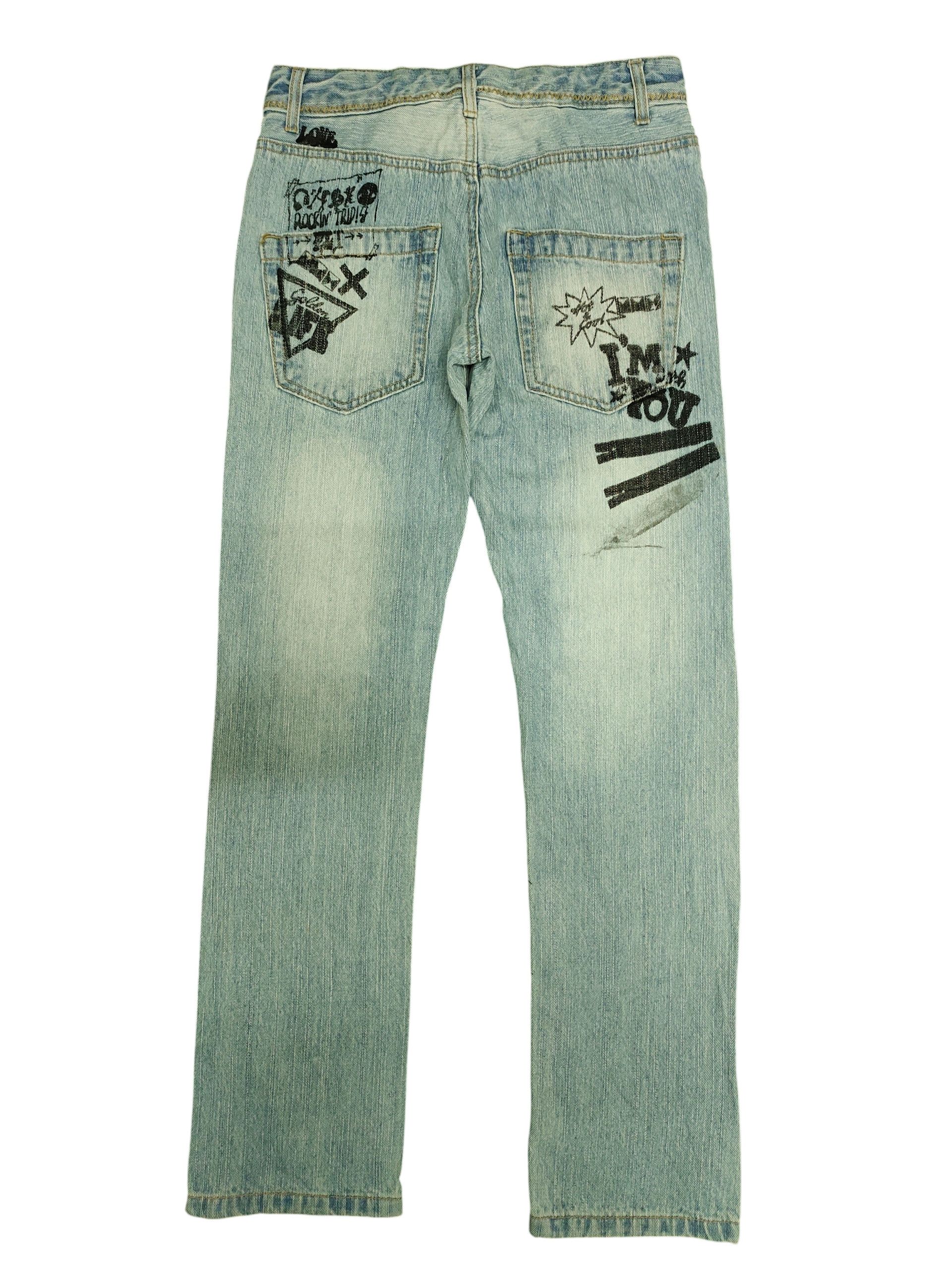 Hysteric Glamour Plt Jeans Japan Clawmark Distress Design Denim Jeans Size US 28 / EU 44 - 8 Thumbnail