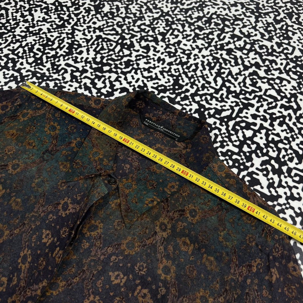 Vintage Vintage Y2K Peruvian Connection Viscose Abstract Retro Shirt Size XL / US 12-14 / IT 48-50 - 22 Thumbnail