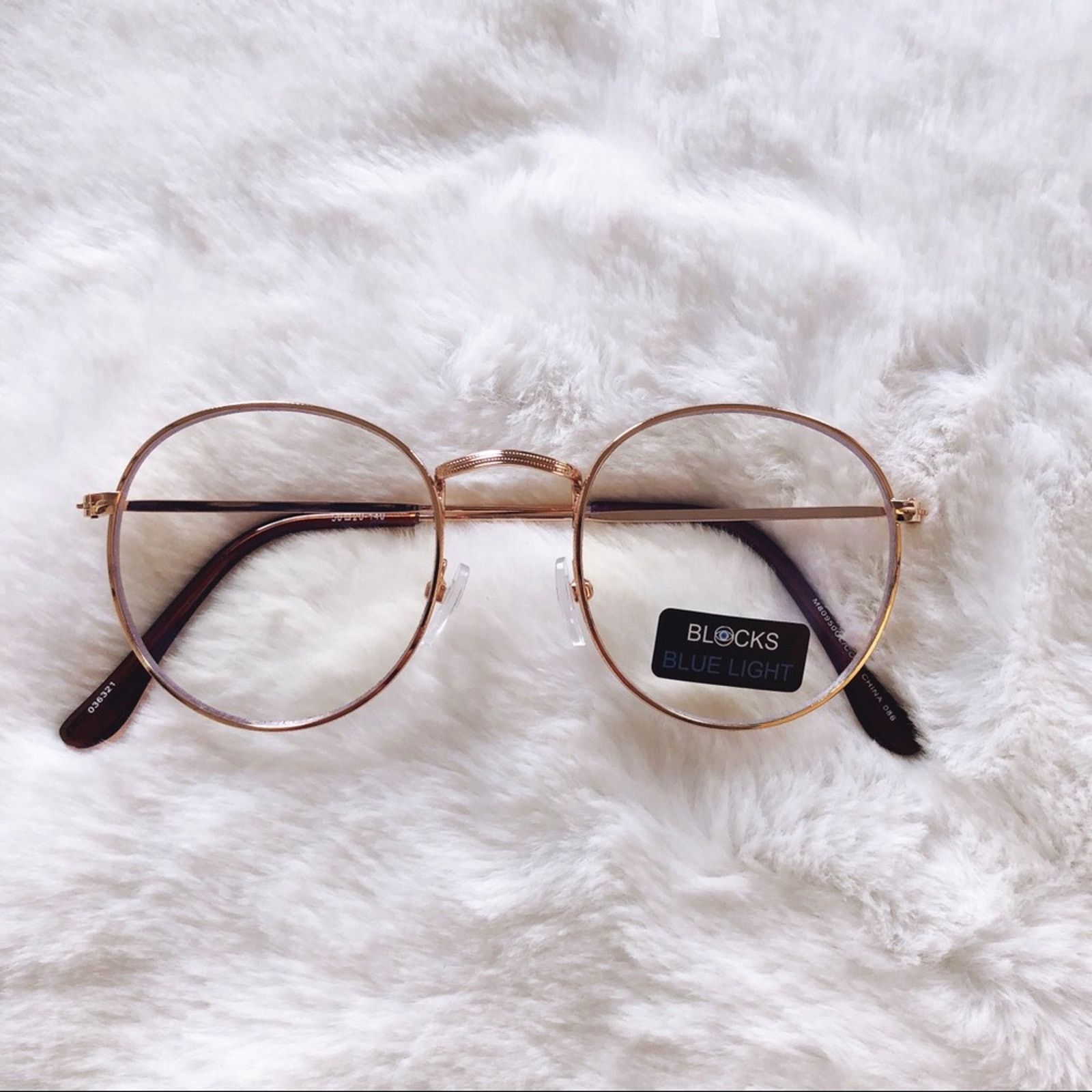 Other Chase Gold Round Computer Blue Light Glasses Size ONE SIZE - 1 Thumbnail