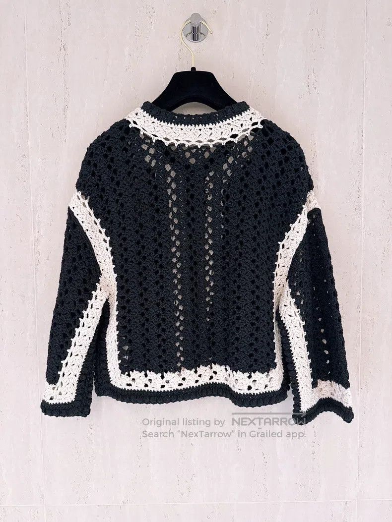 Chanel Chanel 22C Early Spring Vacation Black and White Woven Thr Size XXS / US 00 / IT 34 - 2 Thumbnail