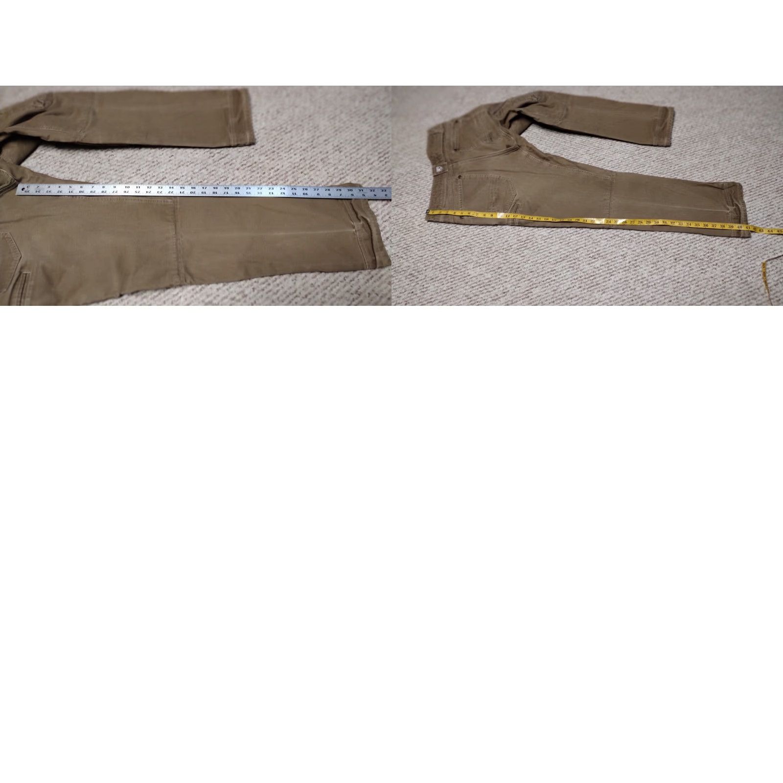 Born Kuhl Born in the Mountains Pants Mens 34x32 Hiking Outdoors Brown Regular Fit Belt Loops Pockets Size US 34 / EU 50 - 8 Thumbnail