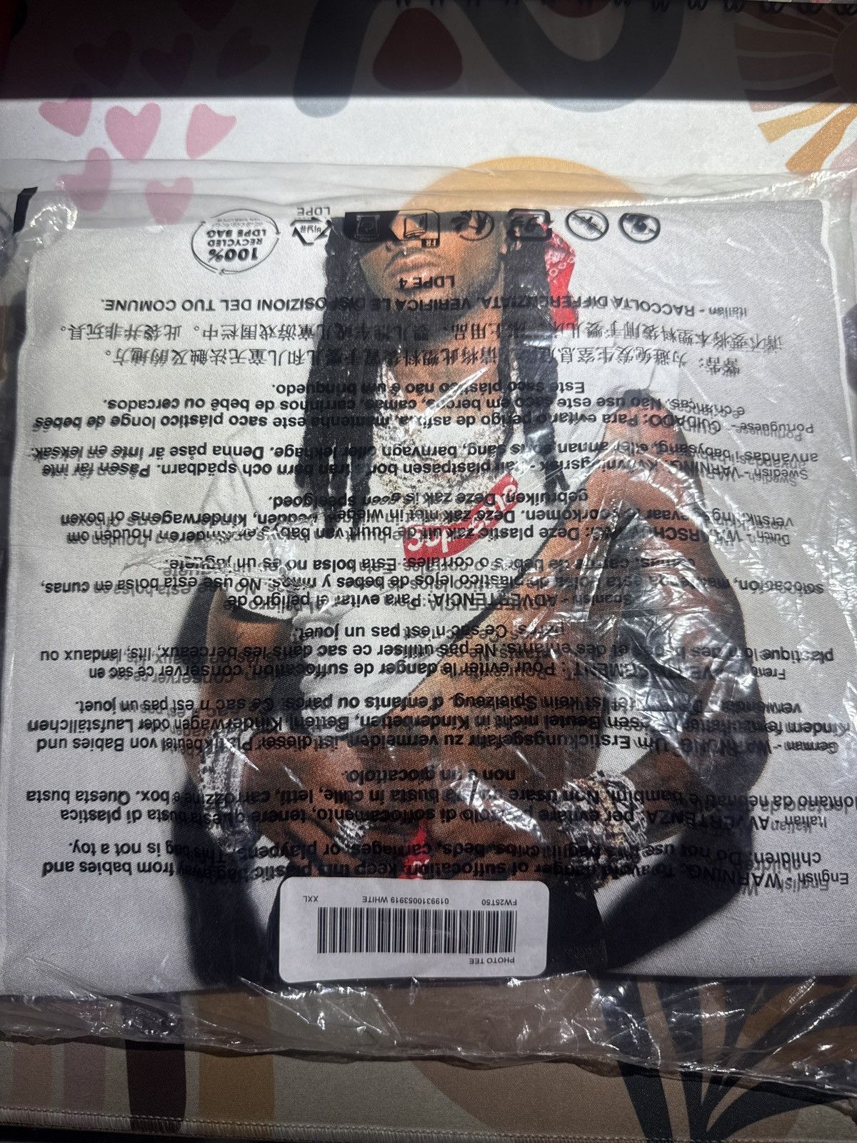 Supreme FW 25 Playboi Carti Photo tee Size US XXL / EU 58 / 5 - 3 Thumbnail