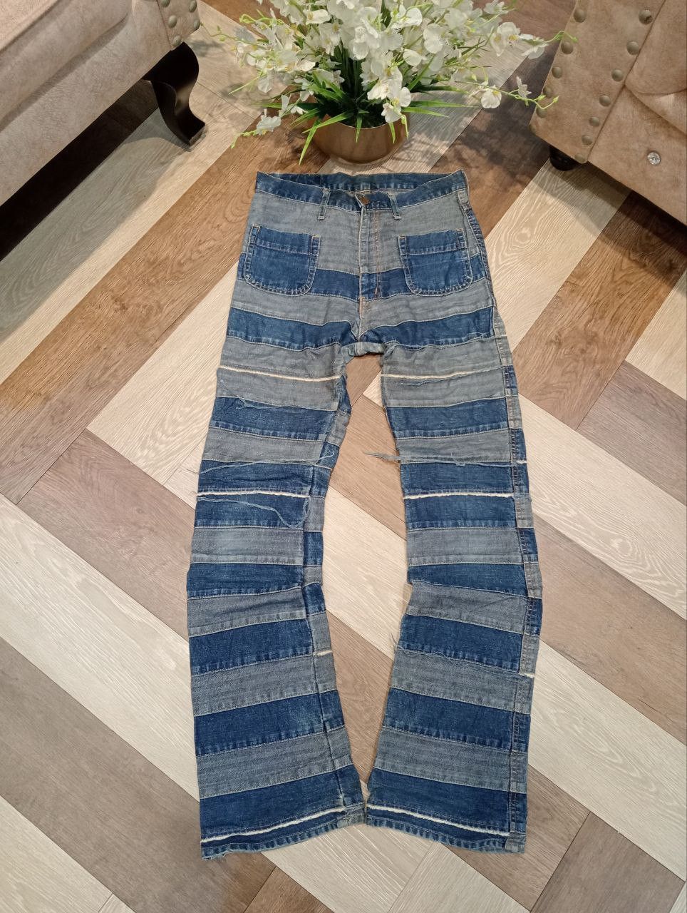 Hysteric Glamour RARE VINTAGE HYSTERIC GLAMOUR HAGI FLARED DENIM PANTS Size US 29 - 3 Thumbnail