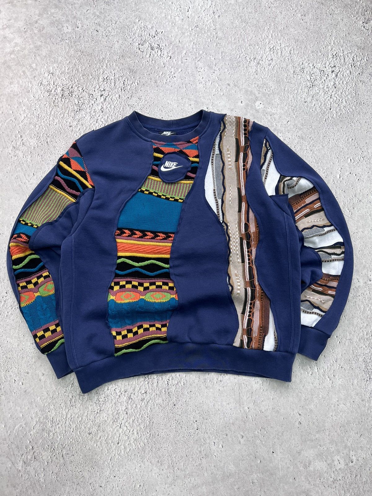 1 Of 1 Coogi Nike VTG Y2K BROWN TRAVIS STYLE HOODIE Nike Coogi sweater Y2K Grailed