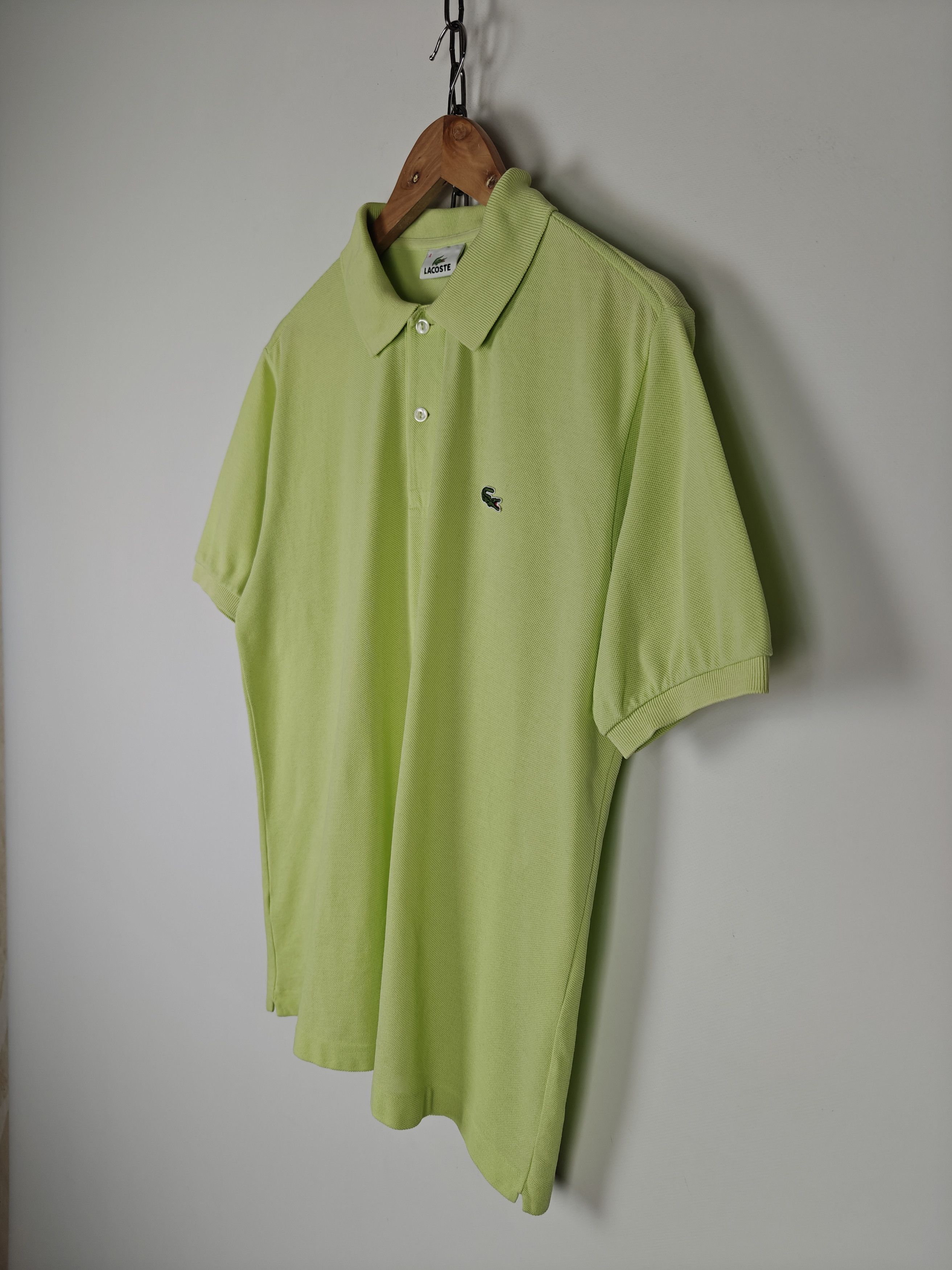 Lacoste Lacoste Basic Polo T-Shirt Collared Chest Logo Green M Size US M / EU 48-50 / 2 - 5 Thumbnail