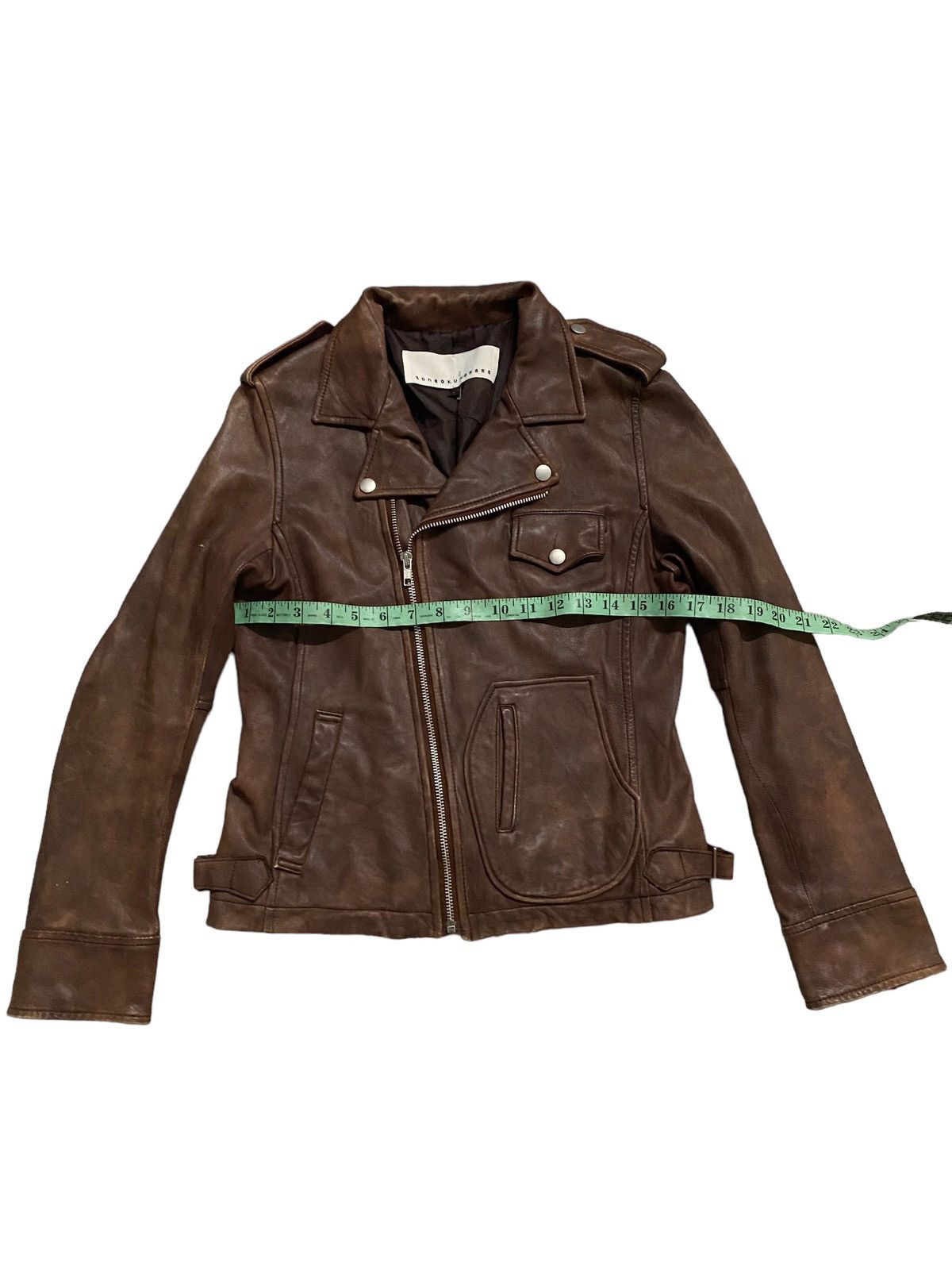 Issey Miyake × Vintage Vintage Issey Miyake Sunaokuwahara Leather Jacket Size M / US 6-8 / IT 42-44 - 10 Thumbnail