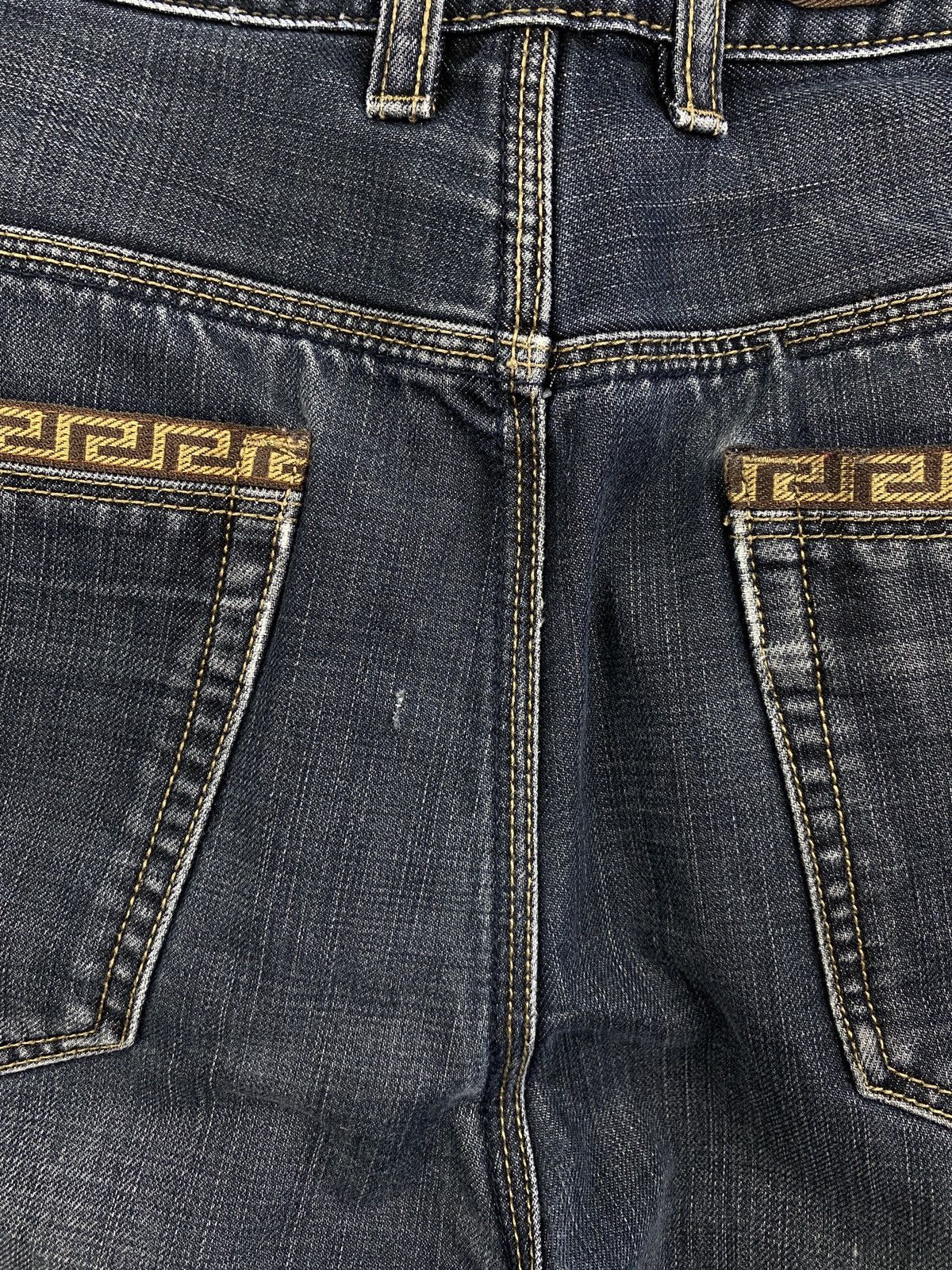 Versace 🇮🇹 Vintage 90s Versace Jeans Rare Retro Hype Y2K Size US 36 / EU 52 - 15 Thumbnail